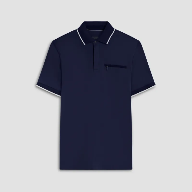 Quarter Zip Polo Shirt sold by Bugatchi