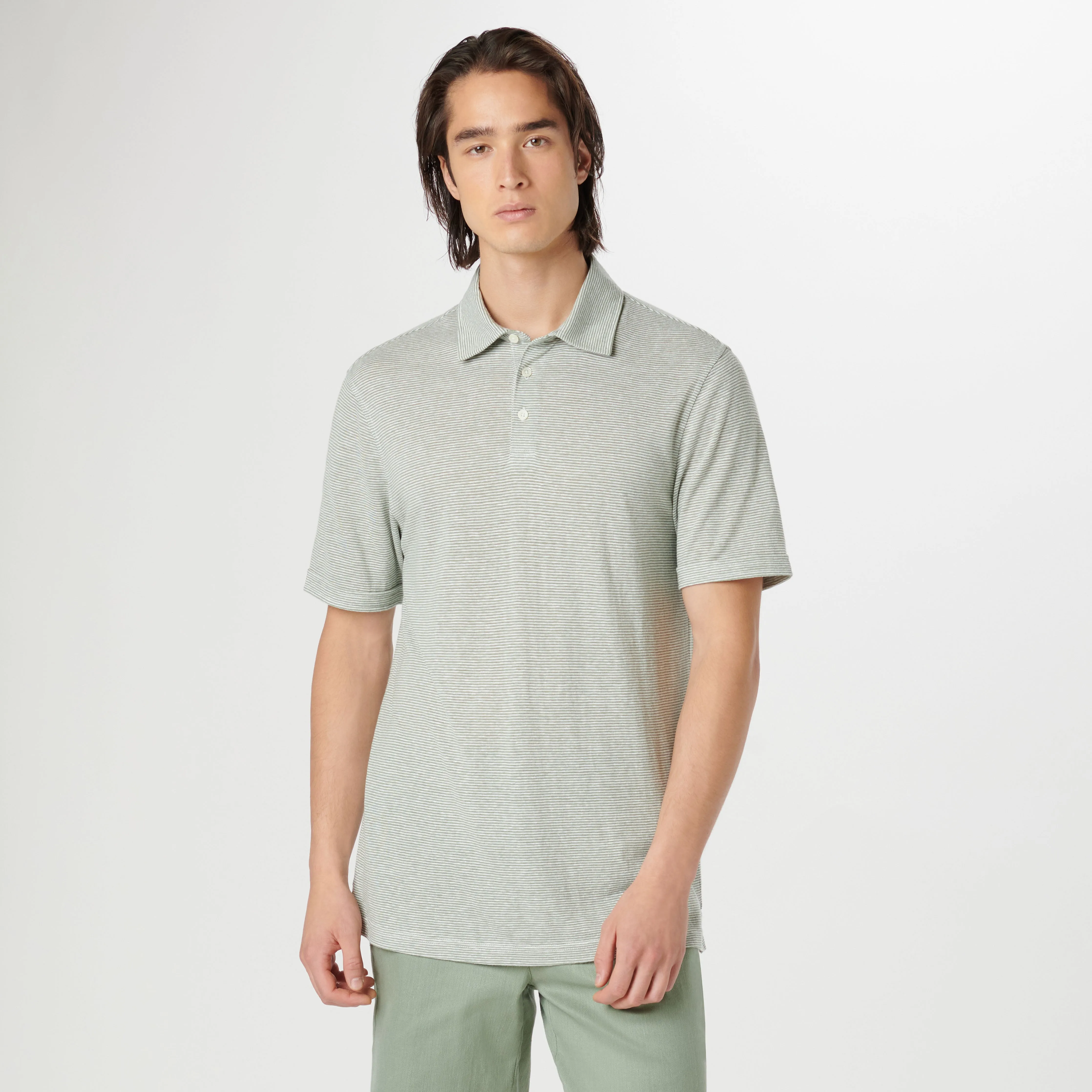 Striped Polo sold by Bugatchi product image thumbnail 2