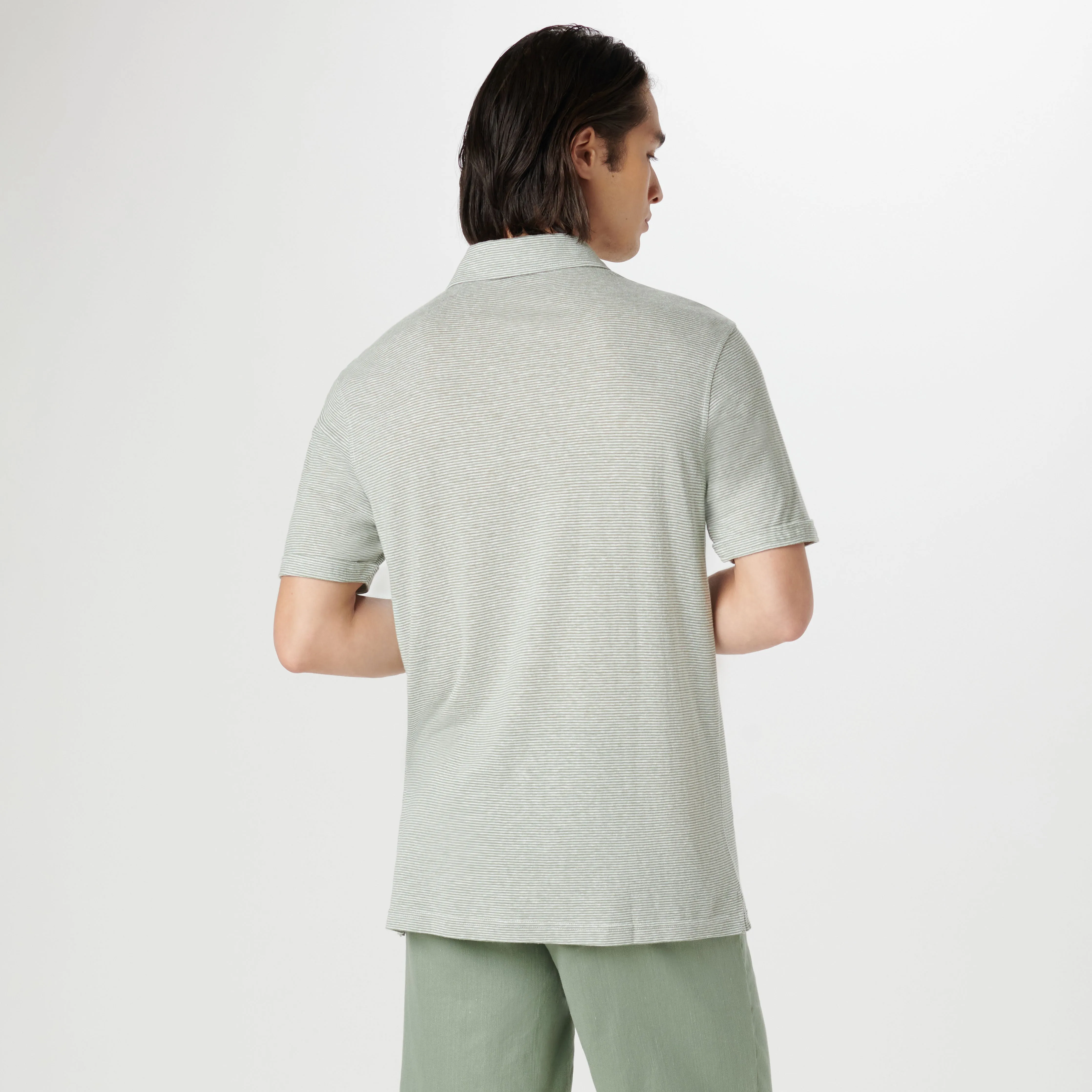 Striped Polo sold by Bugatchi product image thumbnail 4