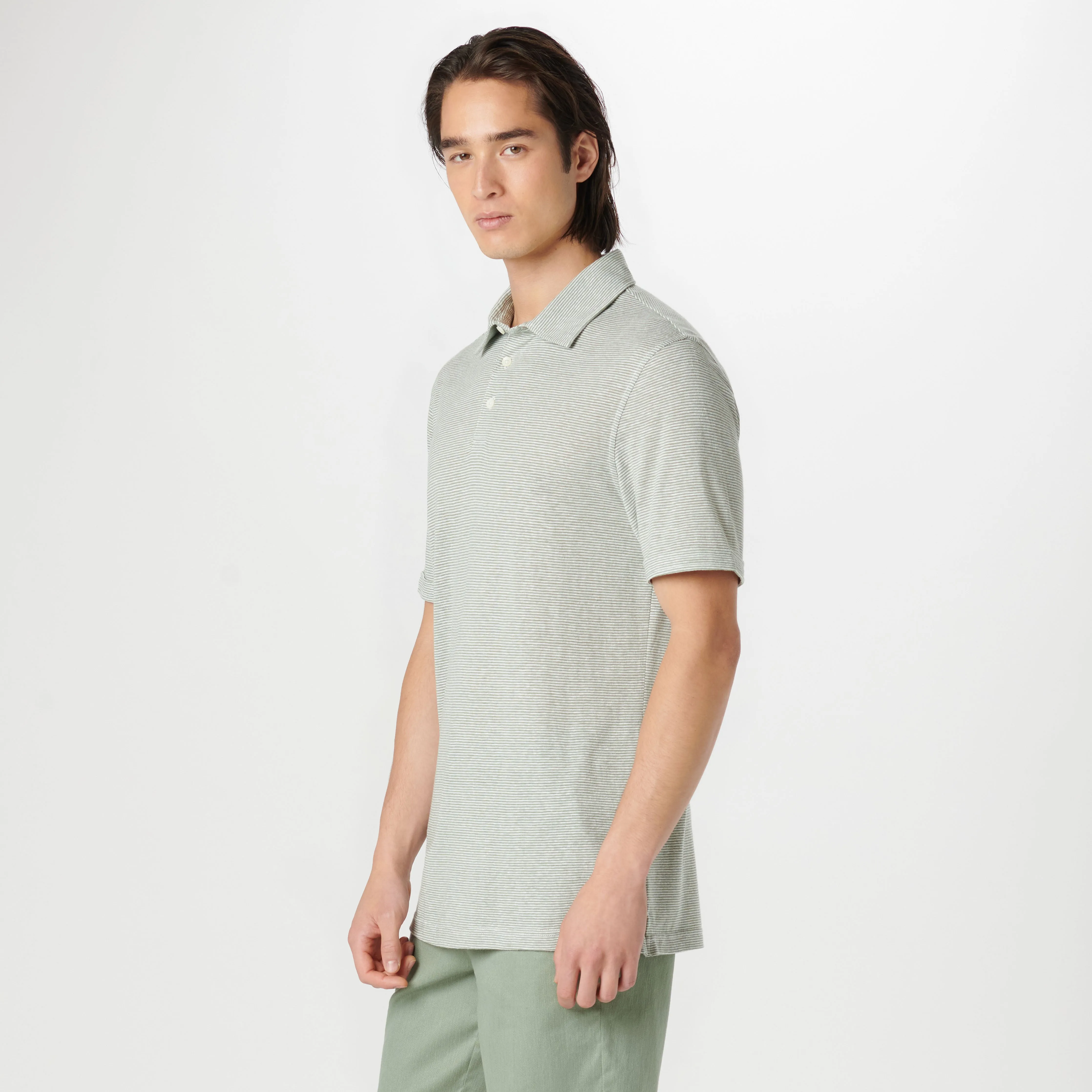 Striped Polo sold by Bugatchi product image thumbnail 3
