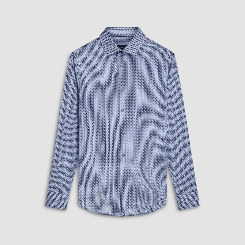 James Geometric OoohCotton Shirt sold by Bugatchi