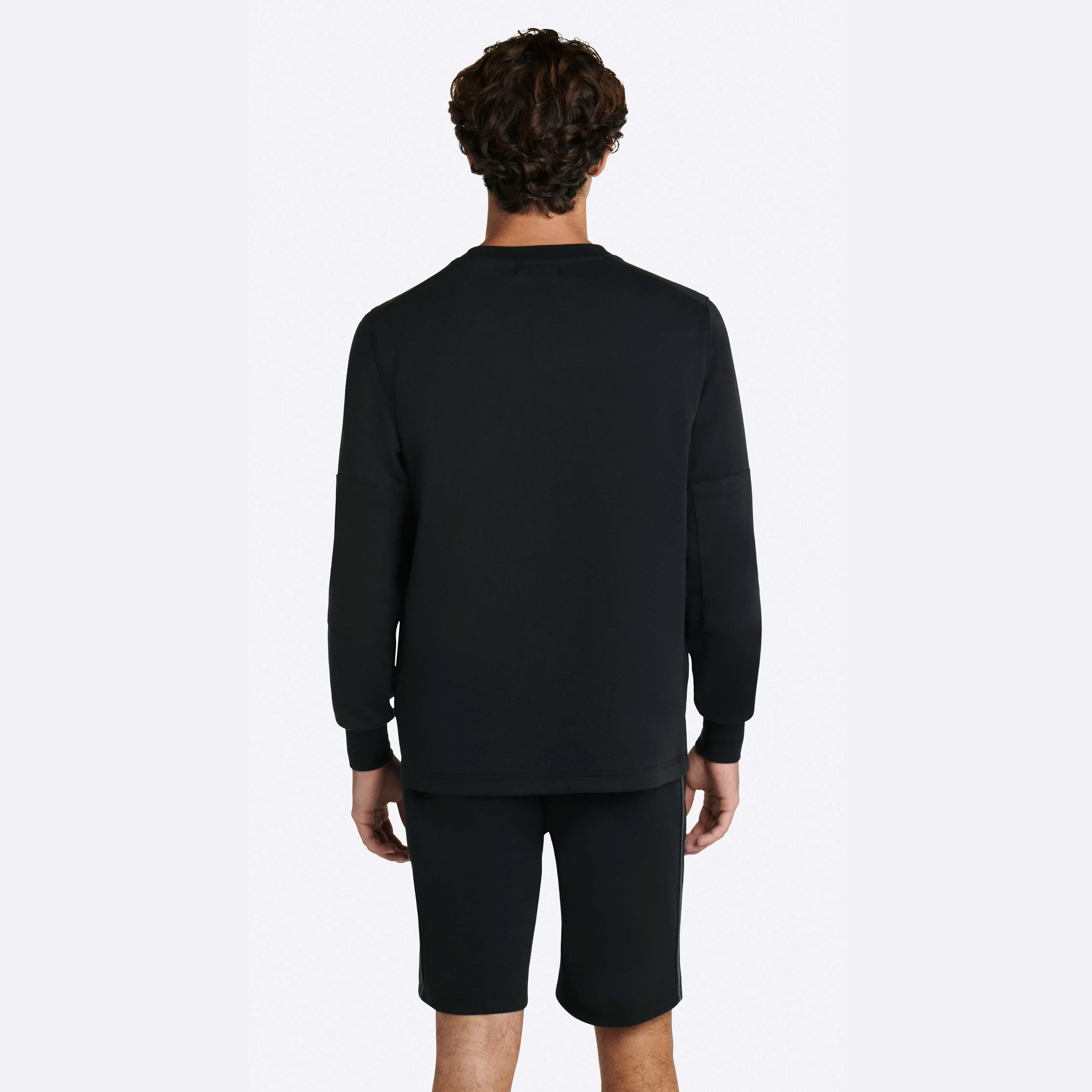 COMFORT Solid Long Sleeve Crew Neck Pullover sold by Bugatchi product image thumbnail 5
