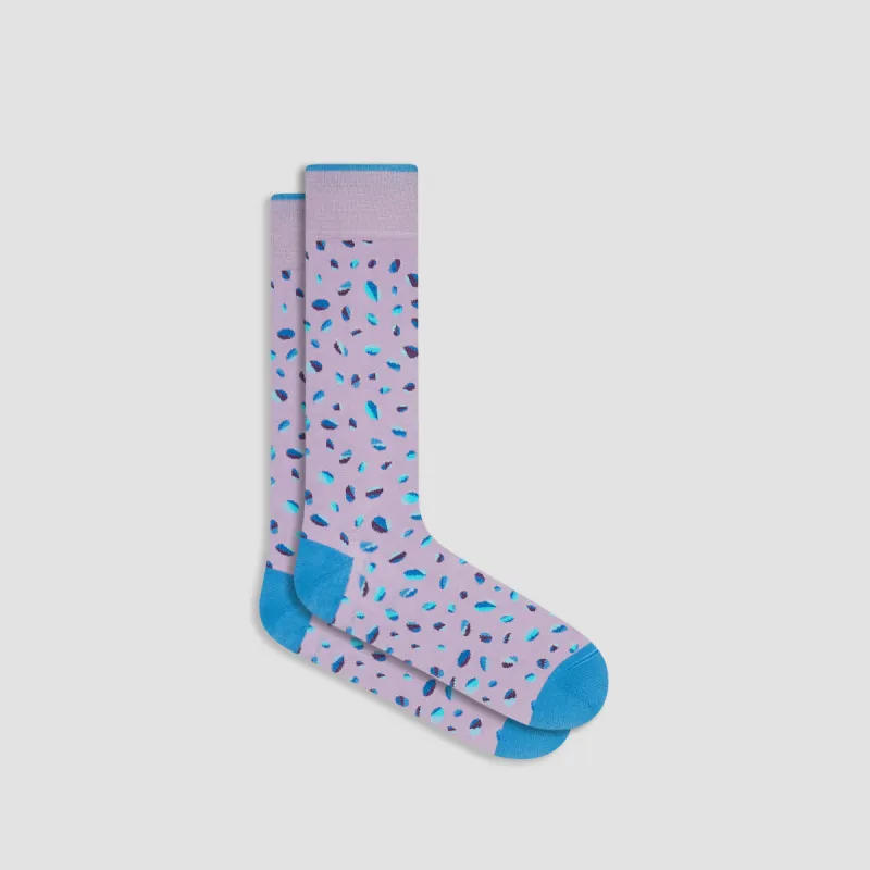 Abstract Mid-Calf Socks sold by Bugatchi