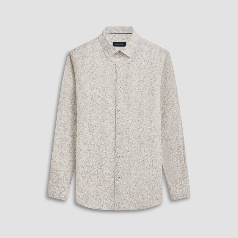 Julian Leaf Print Shirt sold by Bugatchi