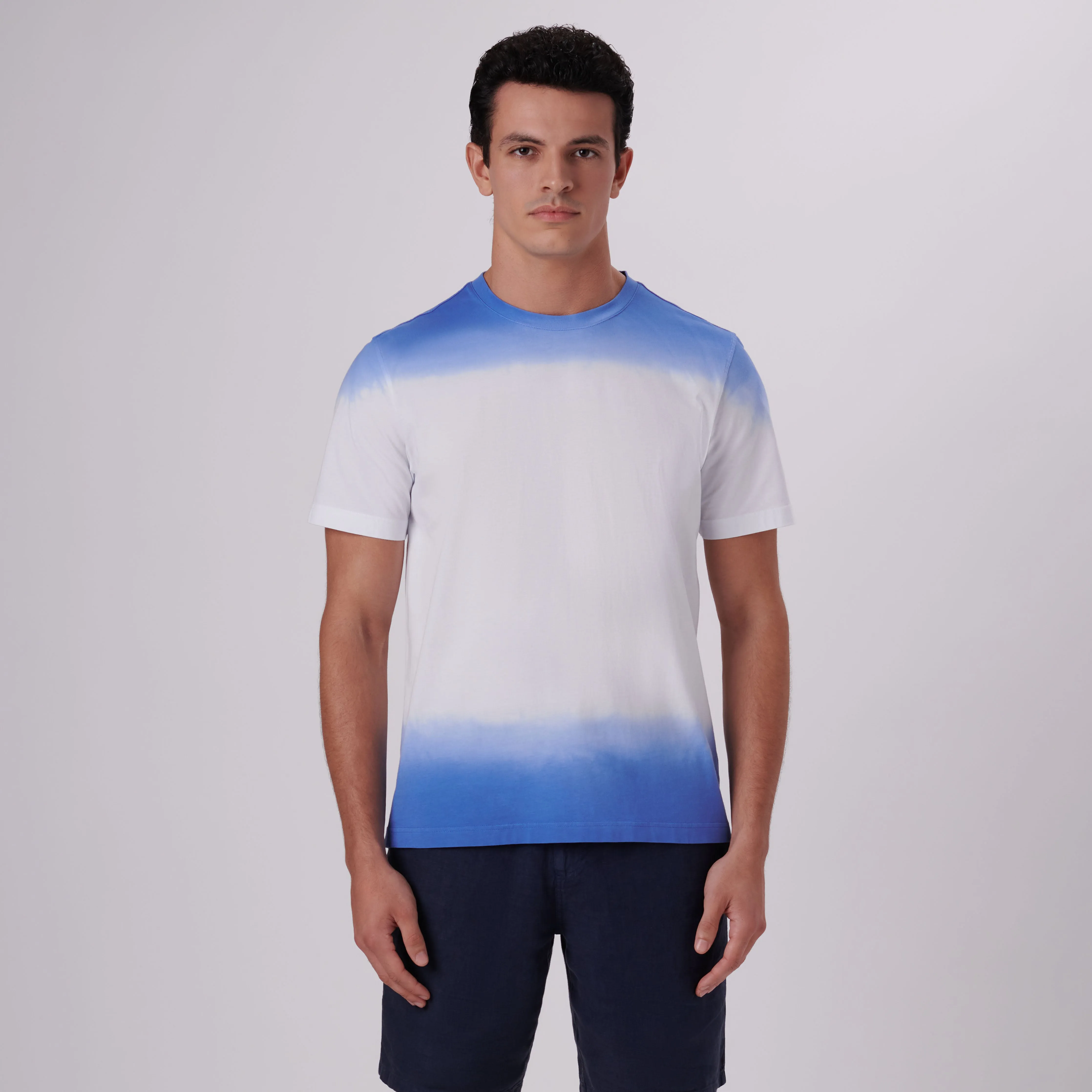 Gradient Print Crew Neck T-Shirt sold by Bugatchi product image thumbnail 2