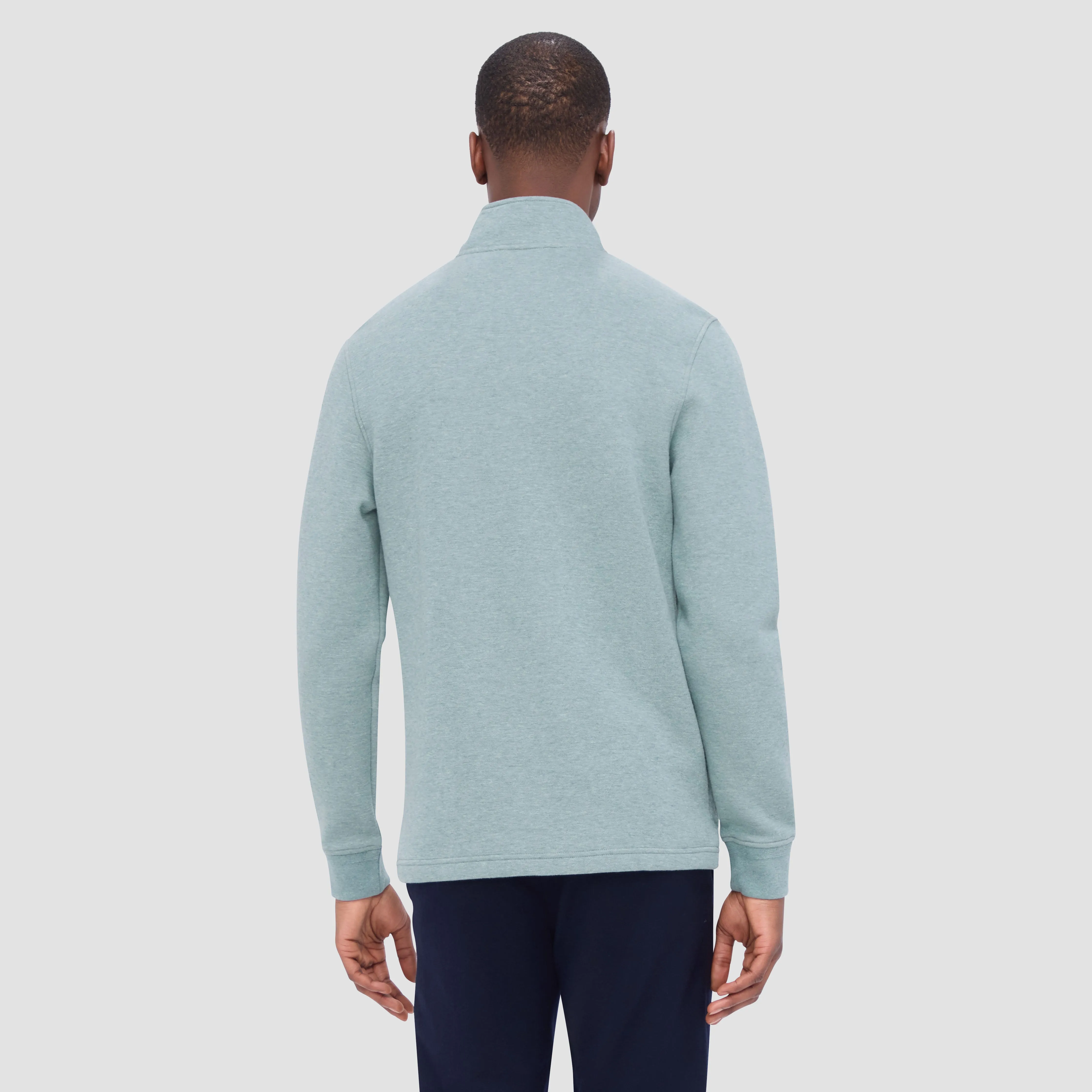 Diamond Quilted Quarter-Zip Pullover sold by Bugatchi product image thumbnail 4