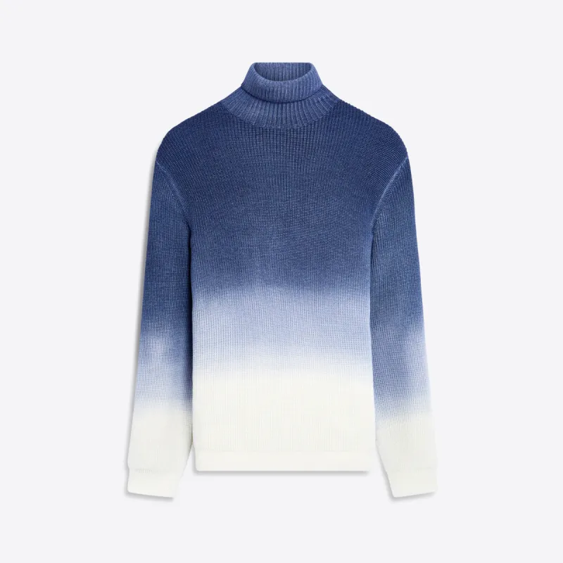 Turtle Neck Dip Dyed Ombre Sweater sold by Bugatchi