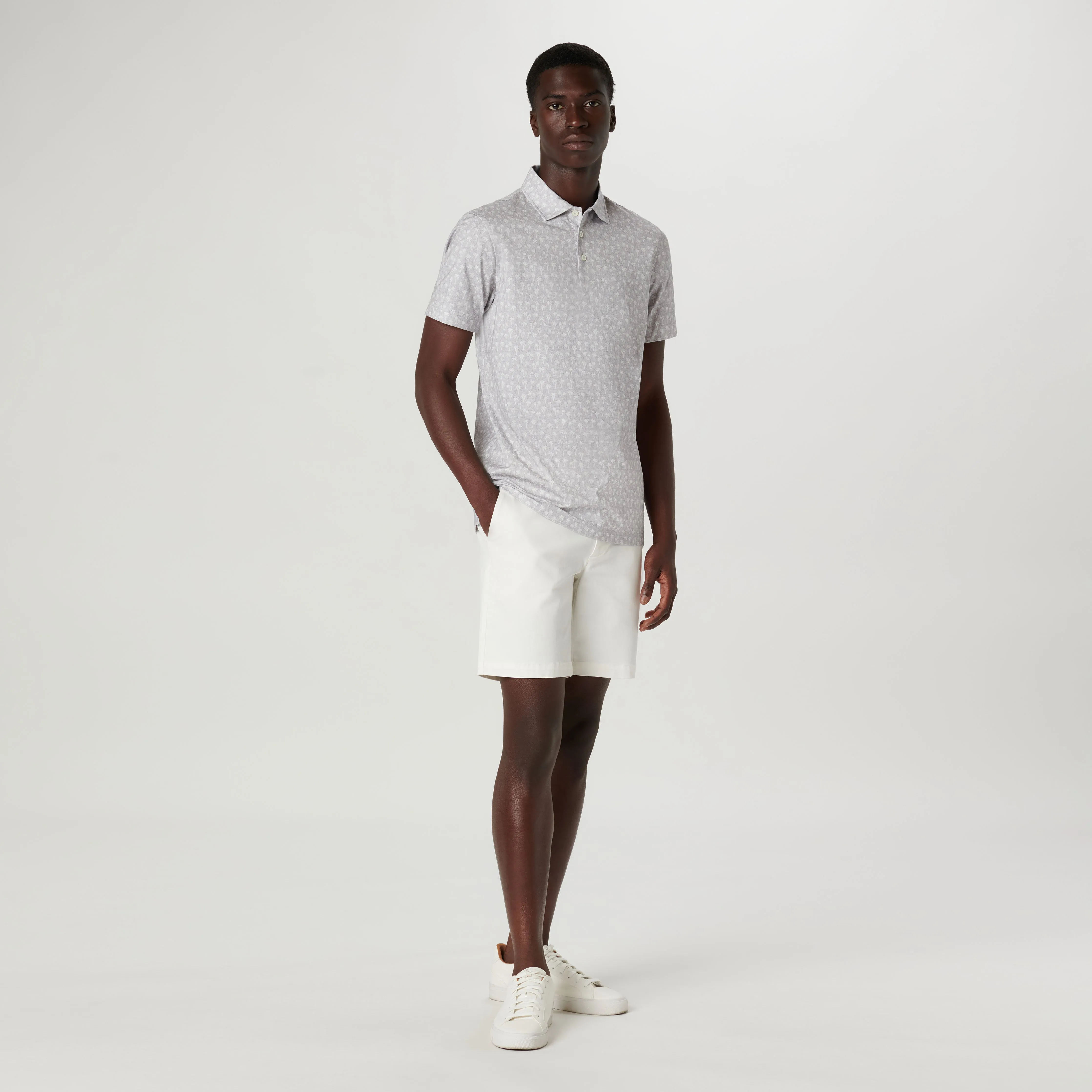 Victor Palm Tree OoohCotton Polo sold by Bugatchi product image thumbnail 5