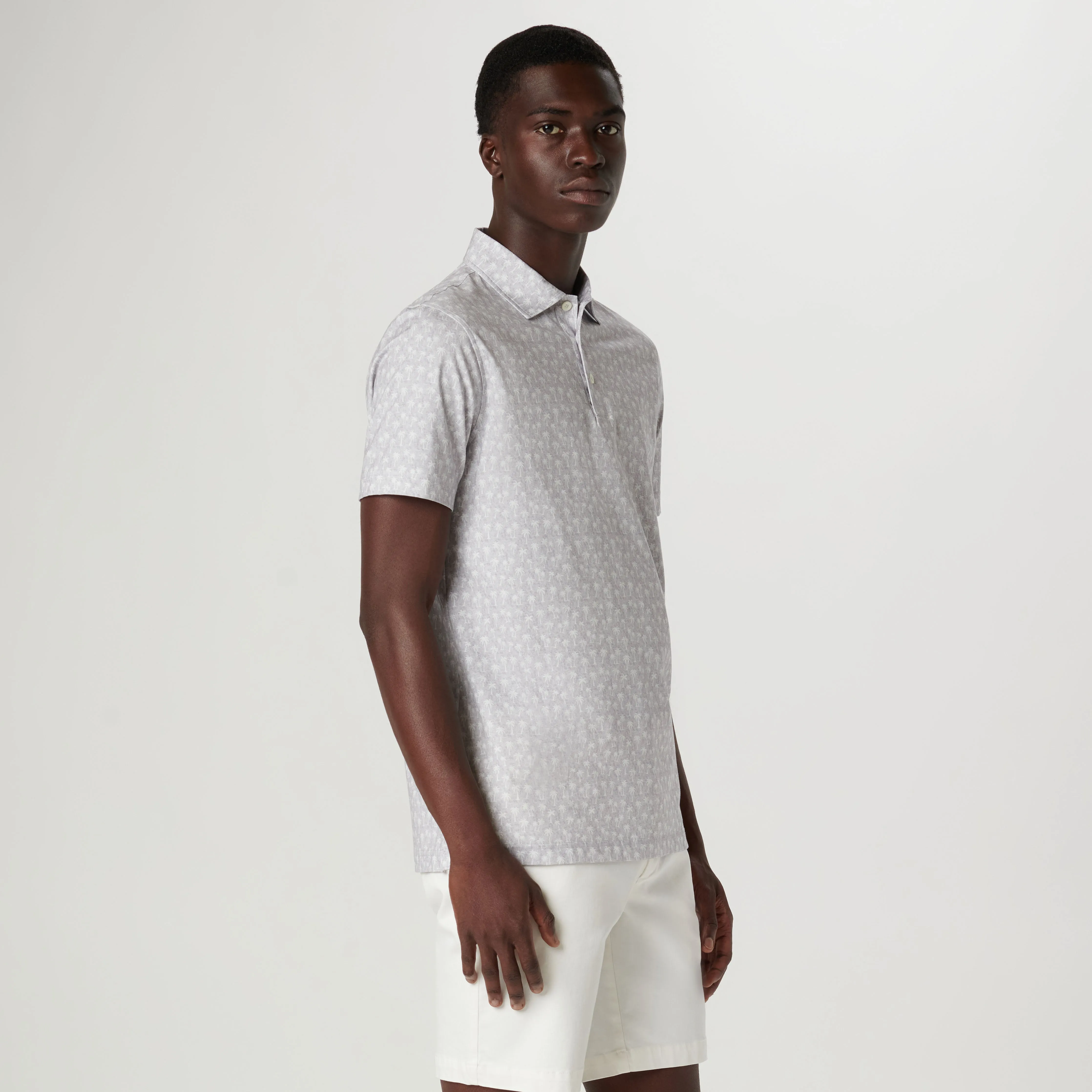 Victor Palm Tree OoohCotton Polo sold by Bugatchi product image thumbnail 3