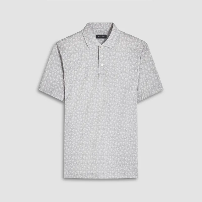 Victor Palm Tree OoohCotton Polo sold by Bugatchi