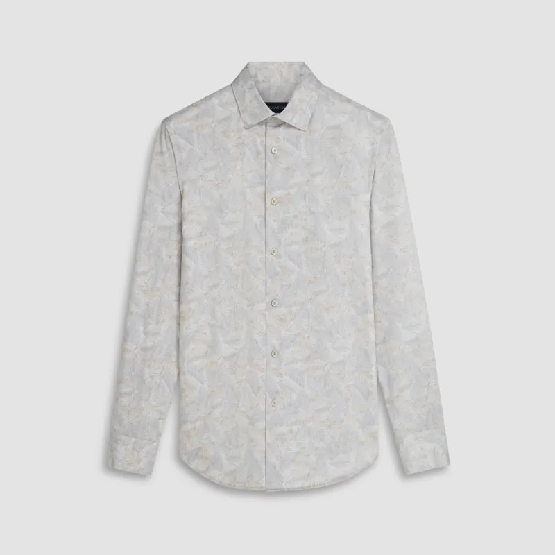 James Leaf Print OoohCotton Shirt sold by Bugatchi