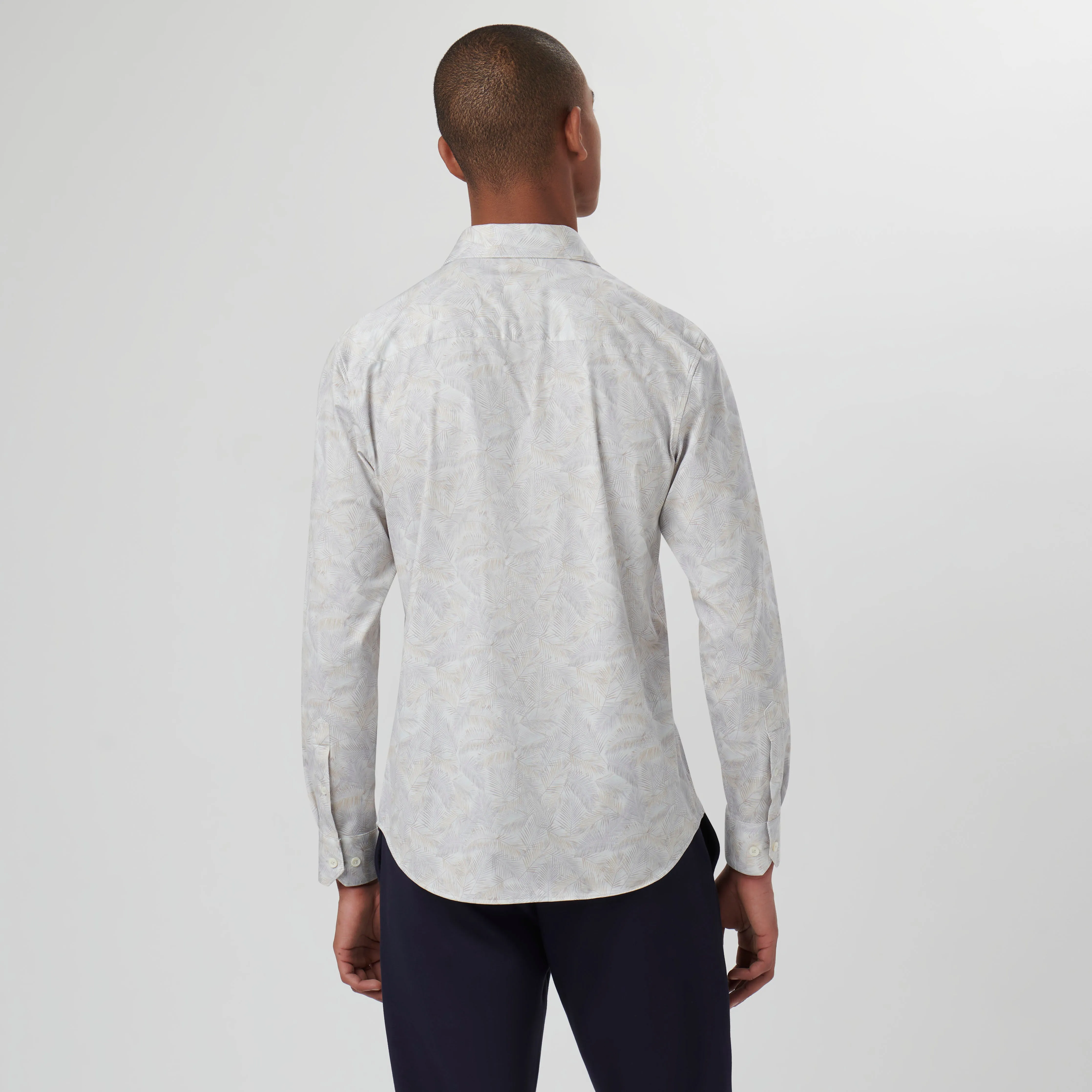 James Leaf Print OoohCotton Shirt sold by Bugatchi product image thumbnail 4
