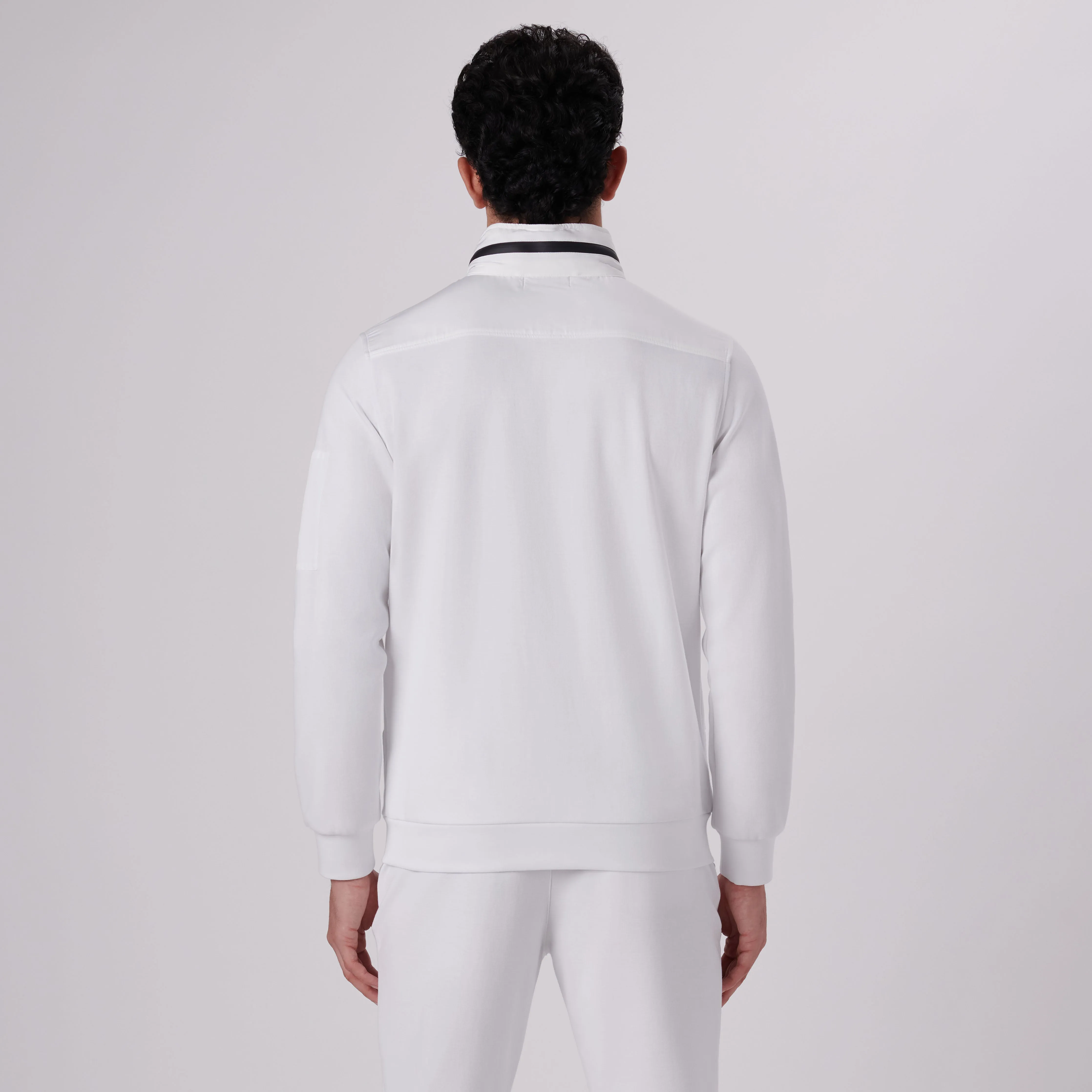 Mock Neck Jacket With Stow-Away Hood sold by Bugatchi product image thumbnail 4