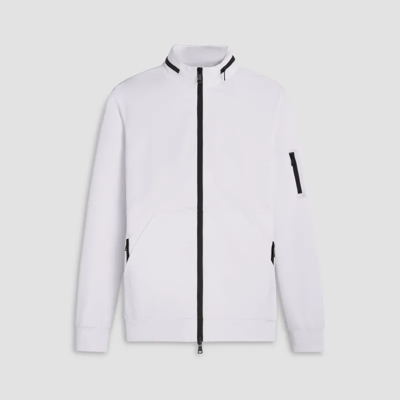 Mock Neck Jacket With Stow-Away Hood sold by Bugatchi