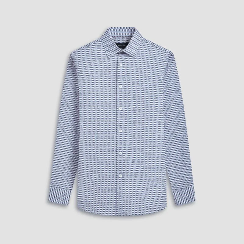 James Asymmetric Check OoohCotton Shirt sold by Bugatchi