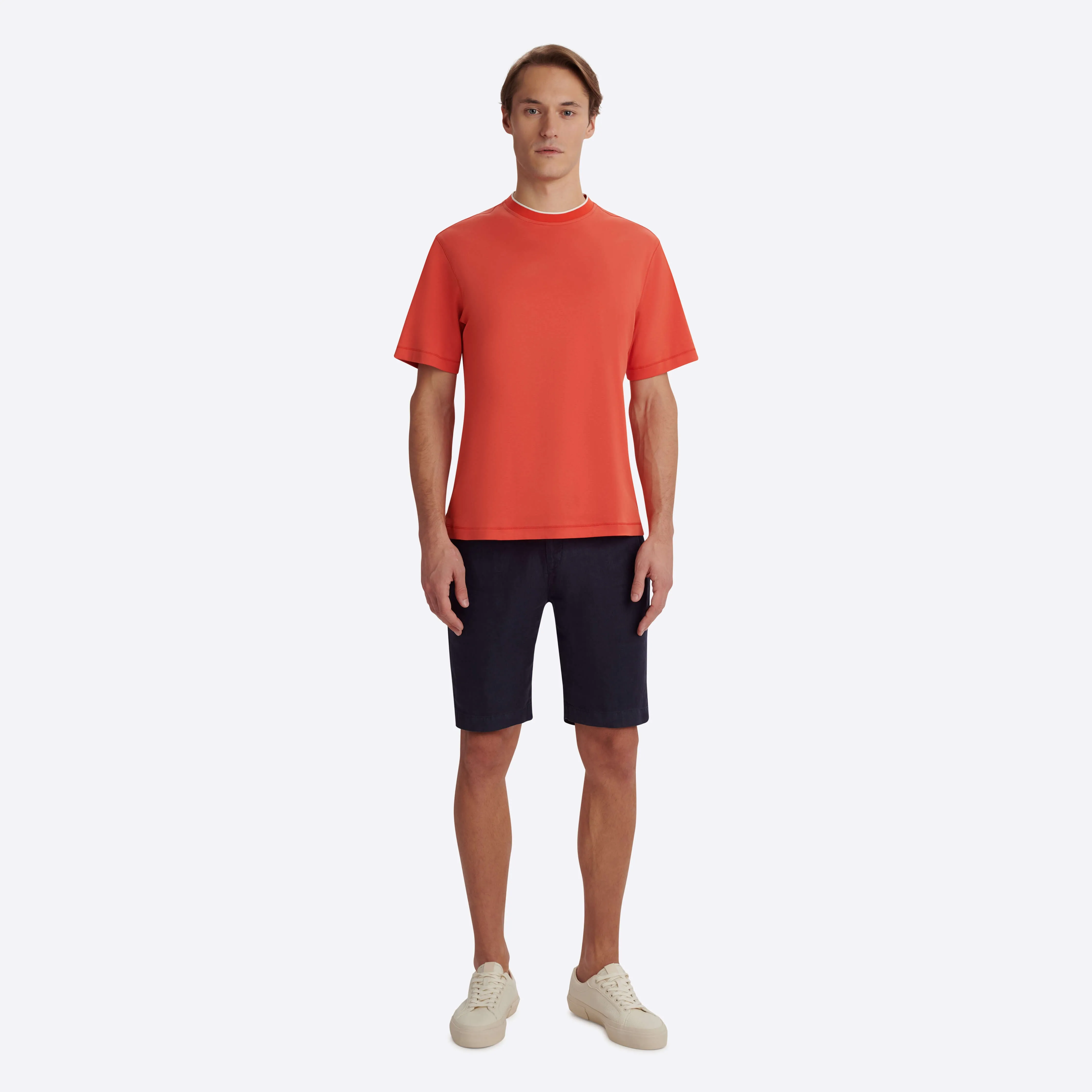 Short Sleeve Crew Neck T-Shirt sold by Bugatchi product image thumbnail 5