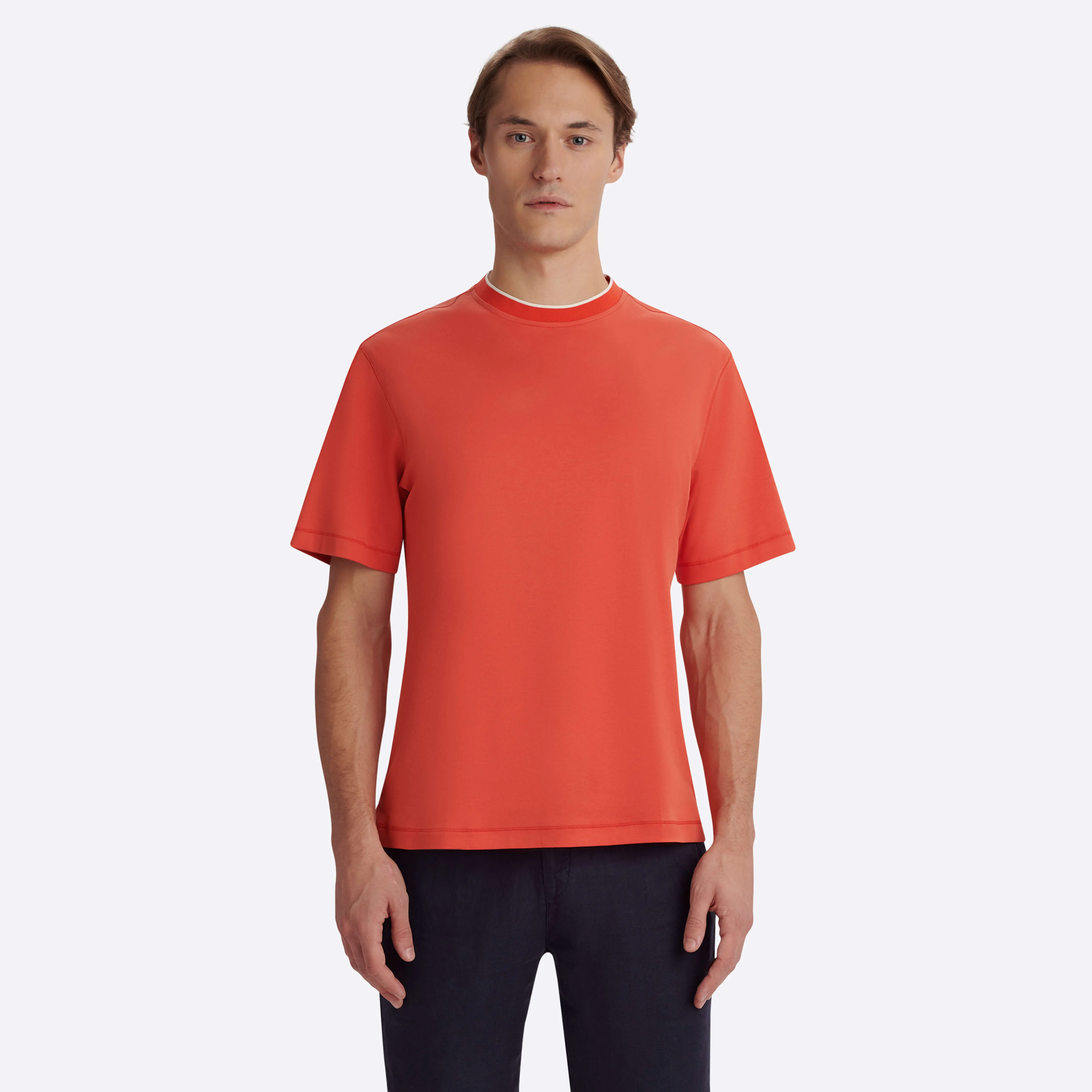 Short Sleeve Crew Neck T-Shirt sold by Bugatchi product image thumbnail 2