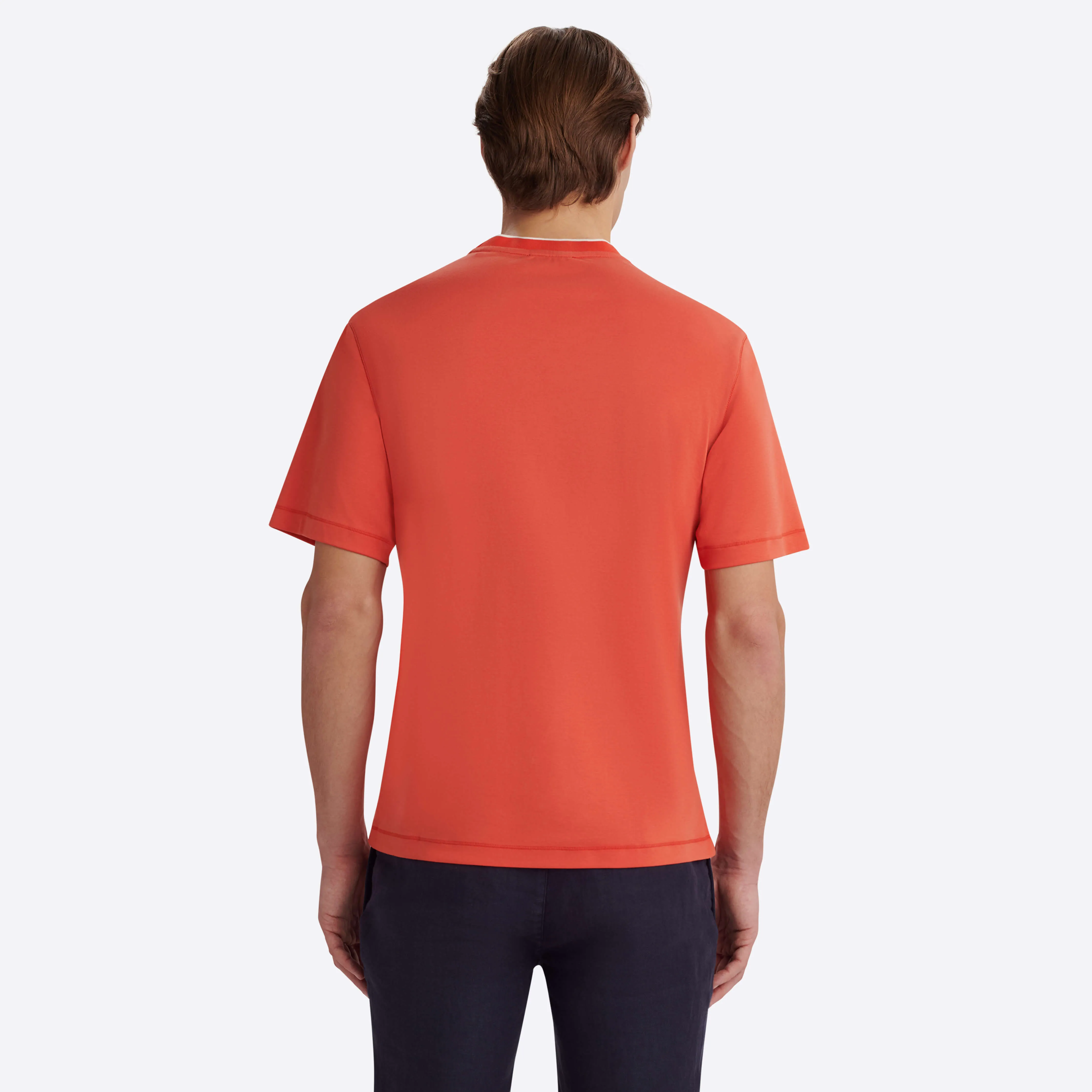 Short Sleeve Crew Neck T-Shirt sold by Bugatchi product image thumbnail 4