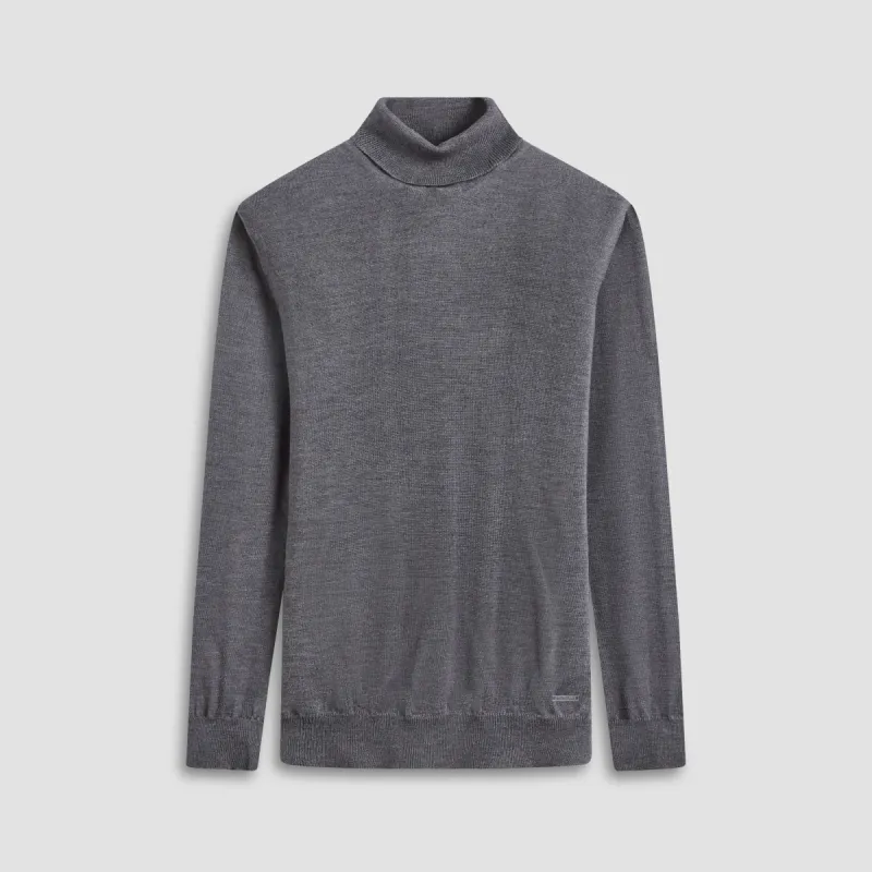 Sawyer Turtleneck Super Merino Sweater sold by Bugatchi