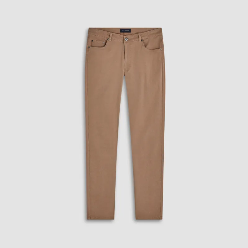 Preston Crosshatch Printed Five Pocket Pants sold by Bugatchi