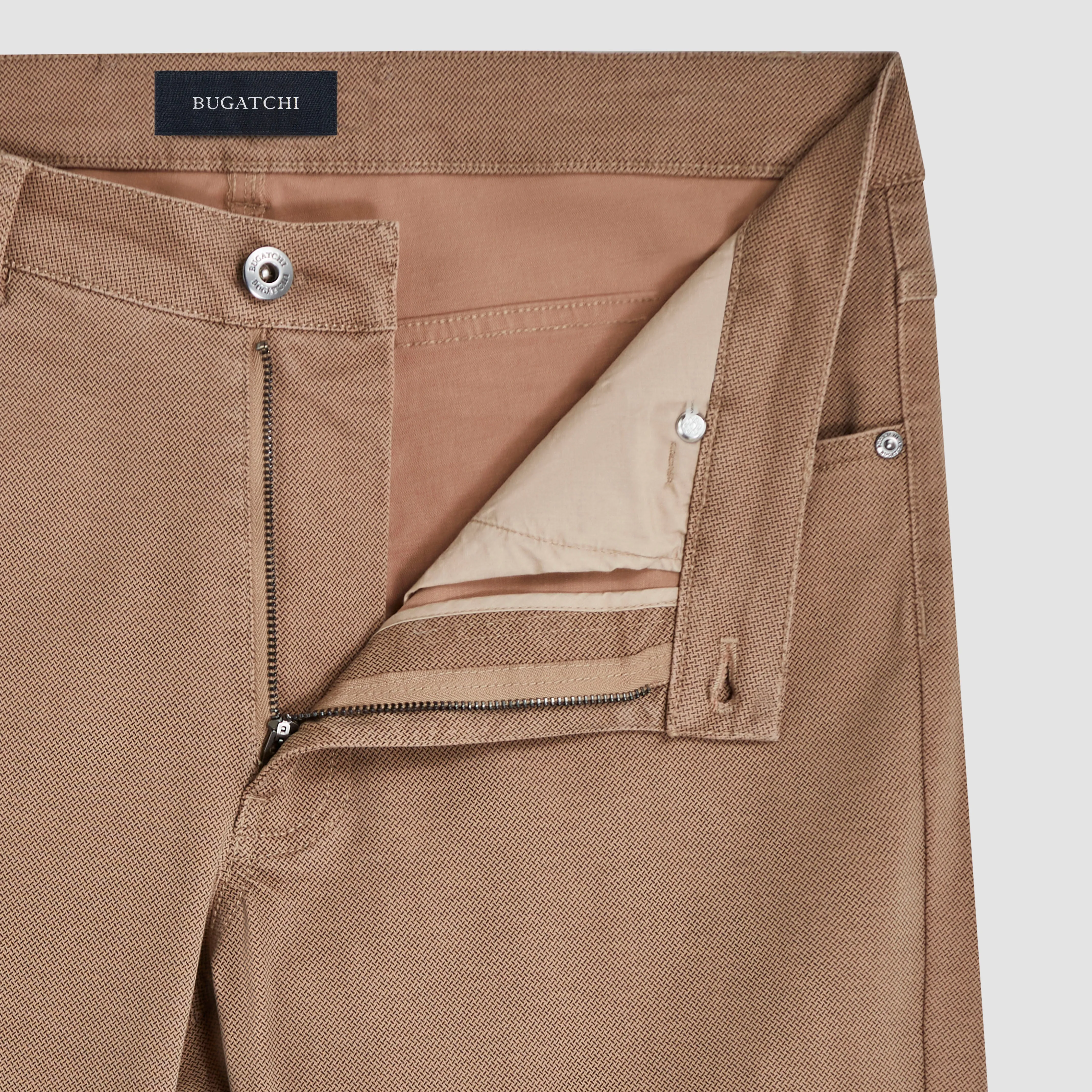 Preston Crosshatch Printed Five Pocket Pants sold by Bugatchi product image thumbnail 3