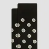 Coin Dot Mid-Calf Socks sold by Bugatchi
