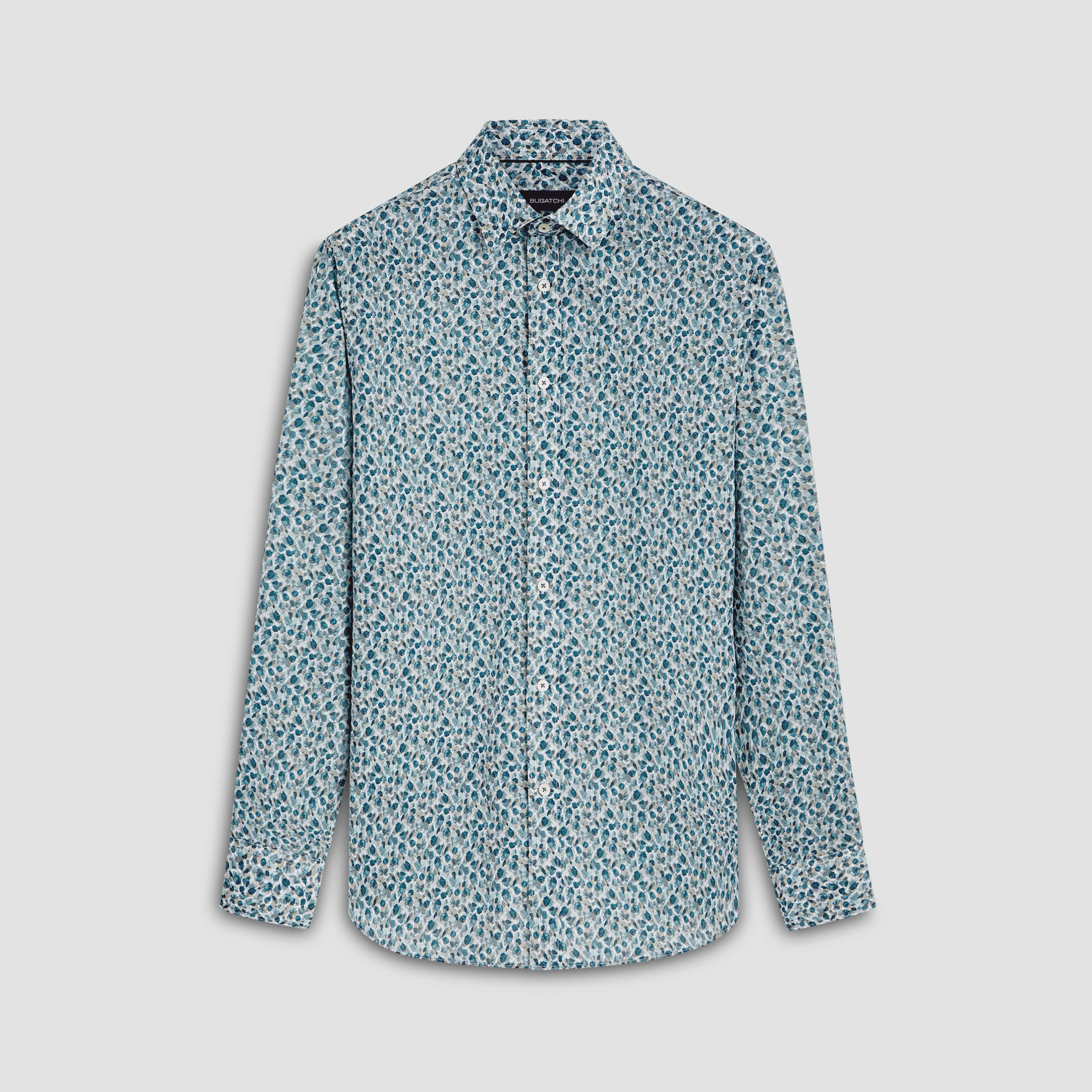 Julian Leaf Print Shirt sold by Bugatchi
