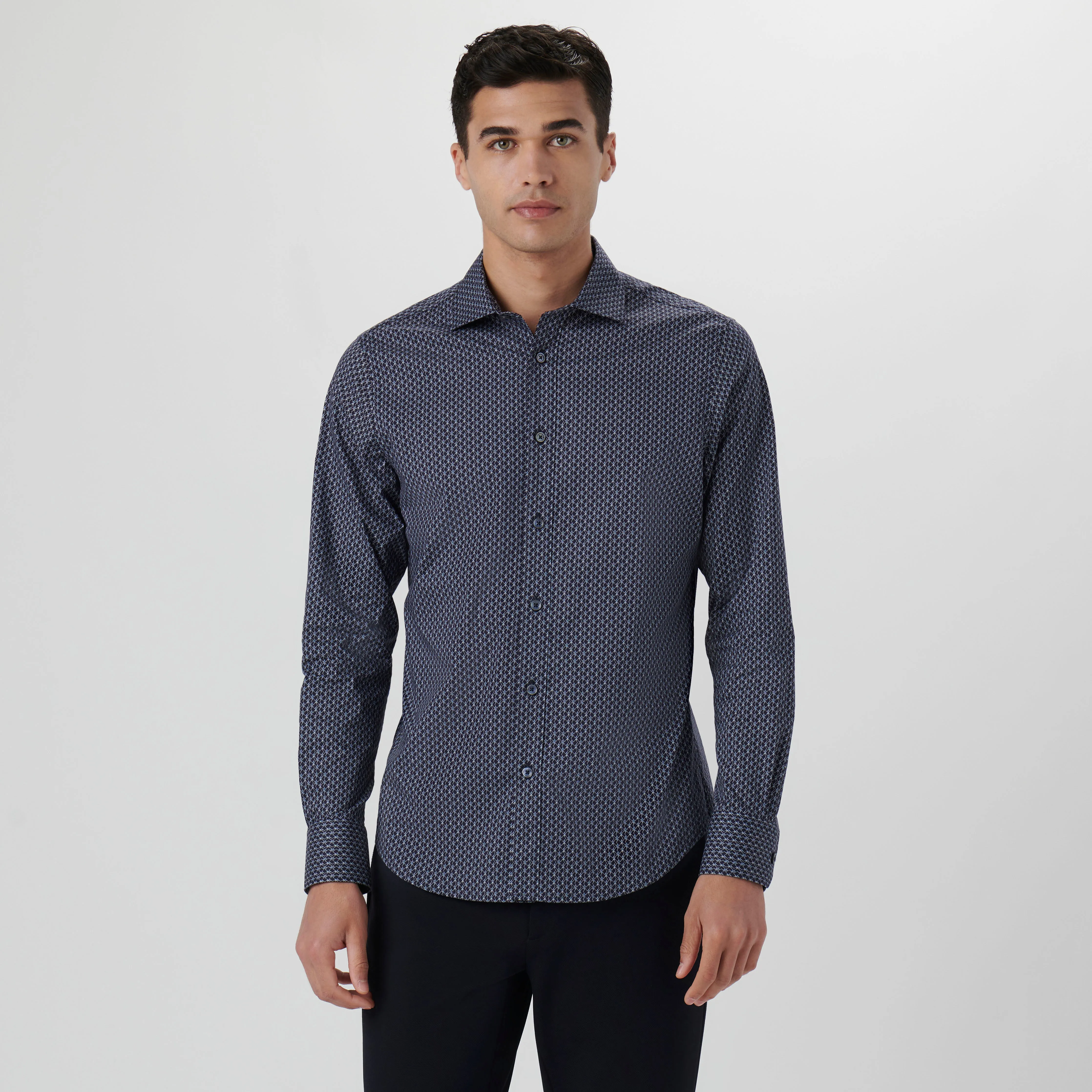 Axel Geometric Shirt sold by Bugatchi product image thumbnail 2