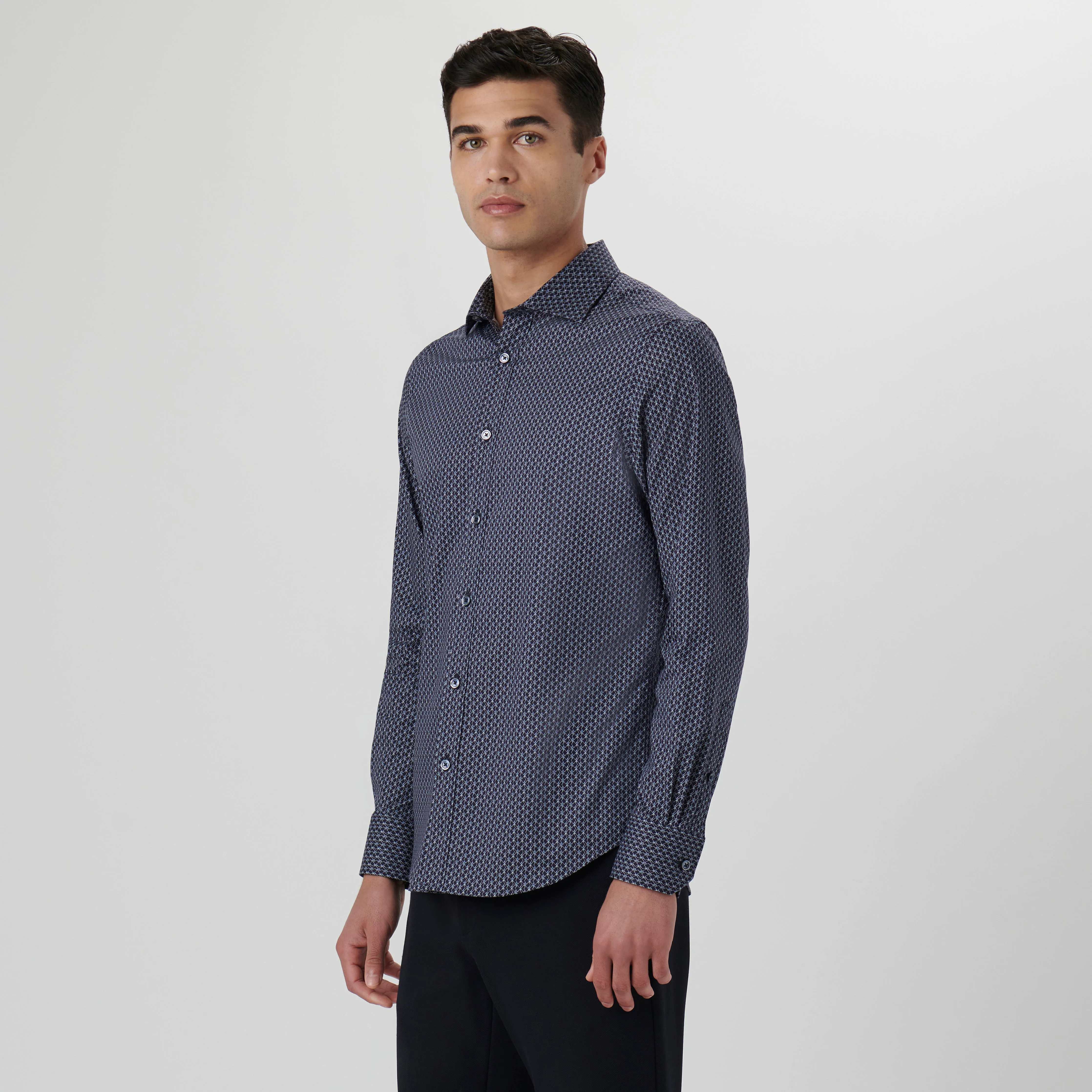 Axel Geometric Shirt sold by Bugatchi product image thumbnail 3