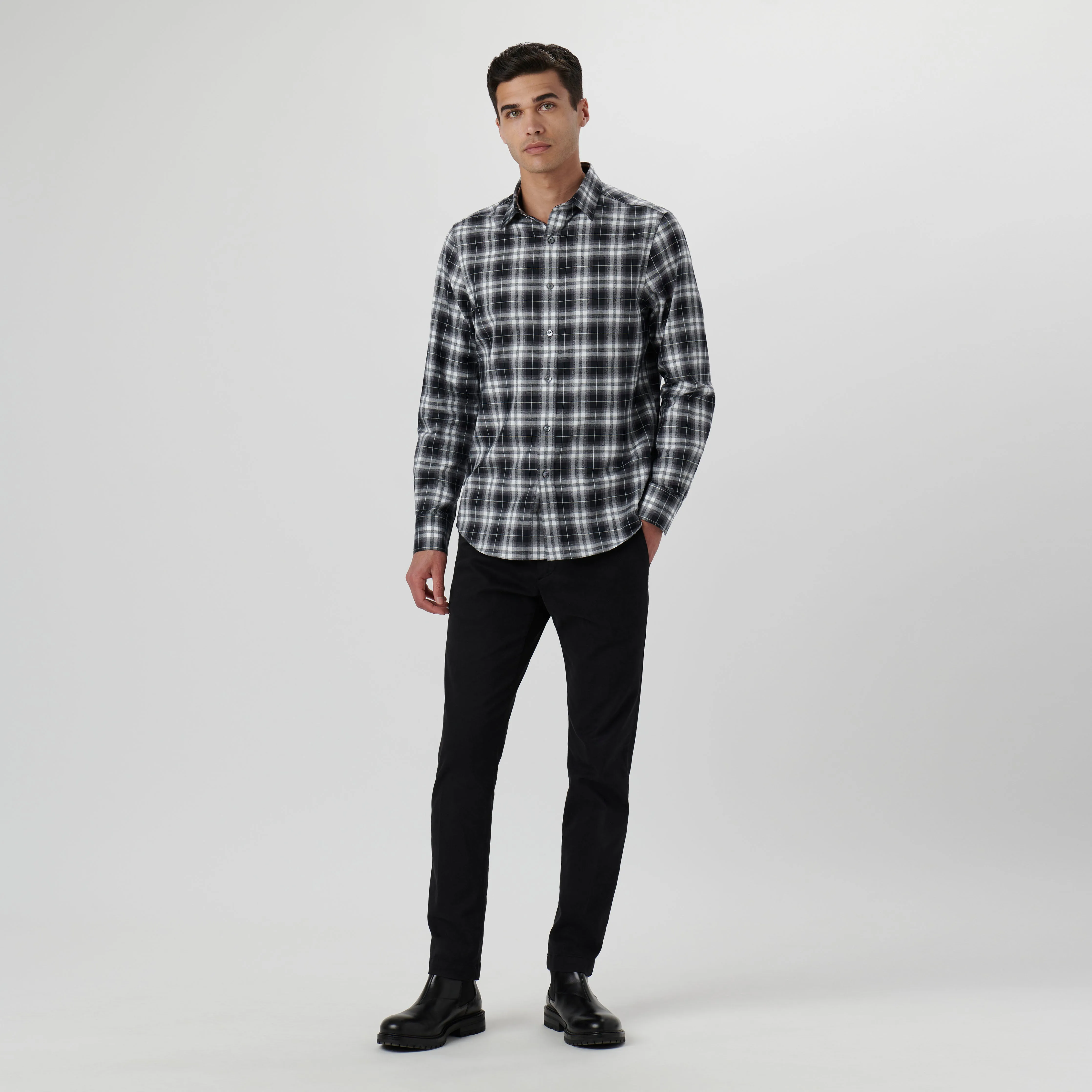 Julian Plaid Shirt sold by Bugatchi product image thumbnail 5