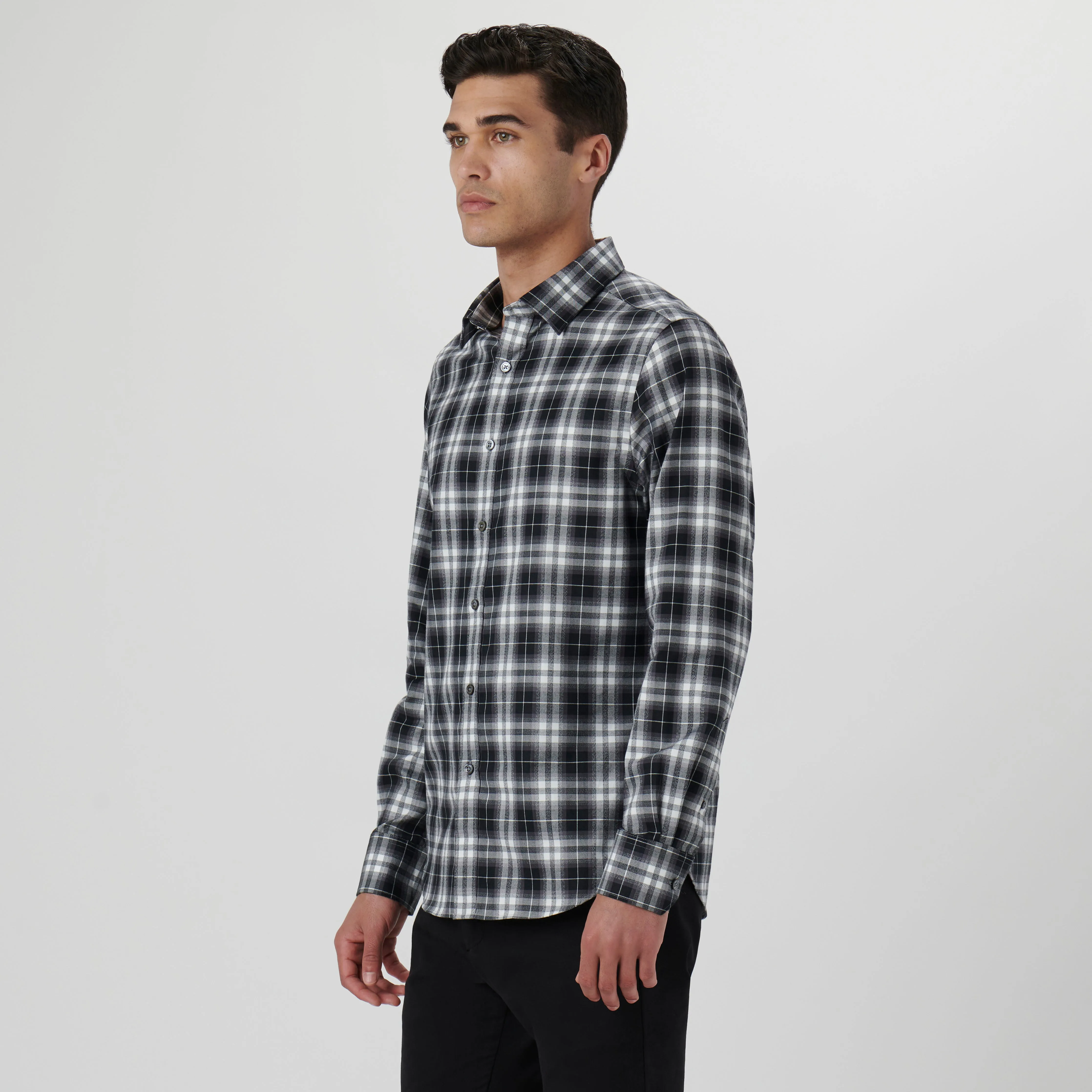 Julian Plaid Shirt sold by Bugatchi product image thumbnail 3