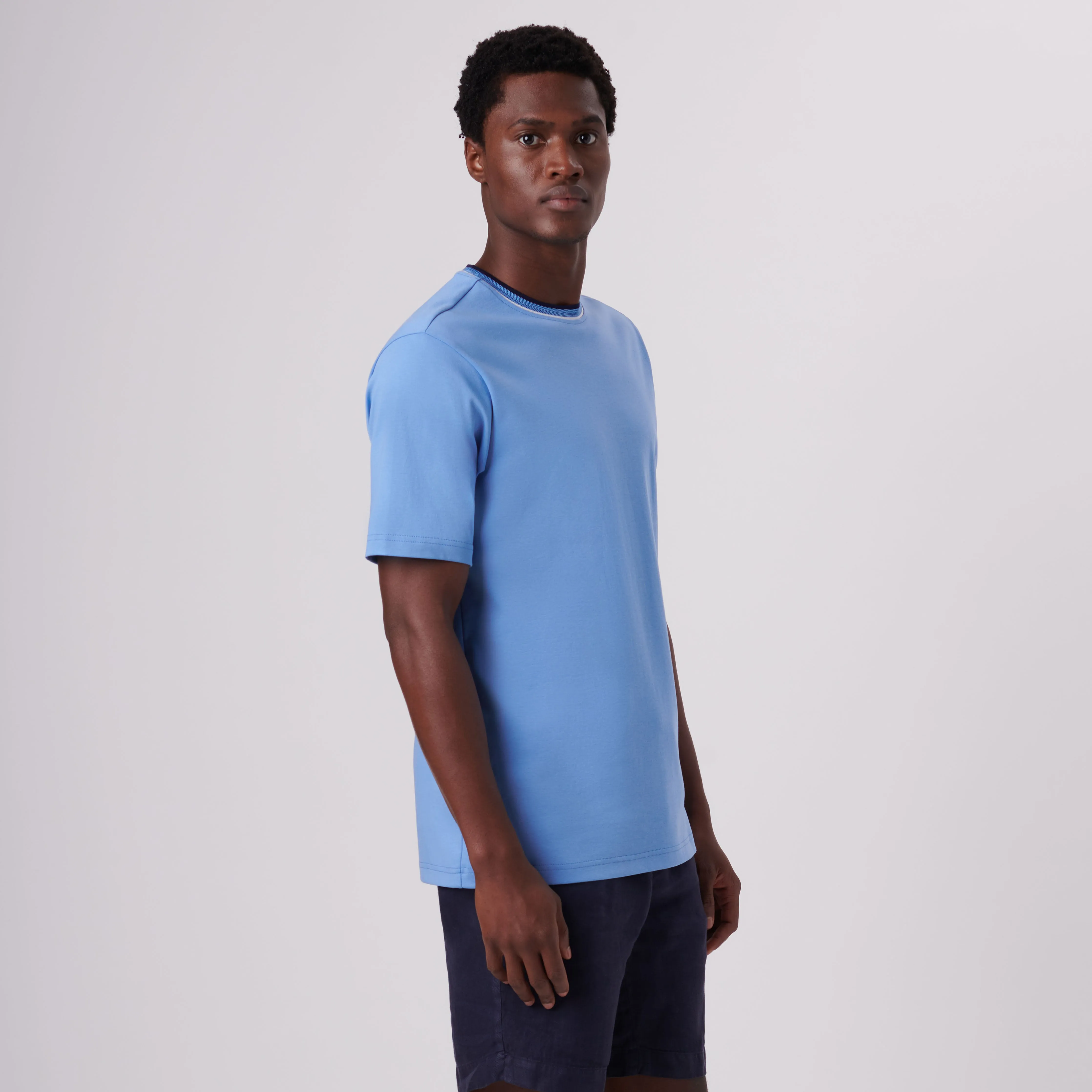 Crew Neck T-Shirt sold by Bugatchi product image thumbnail 3