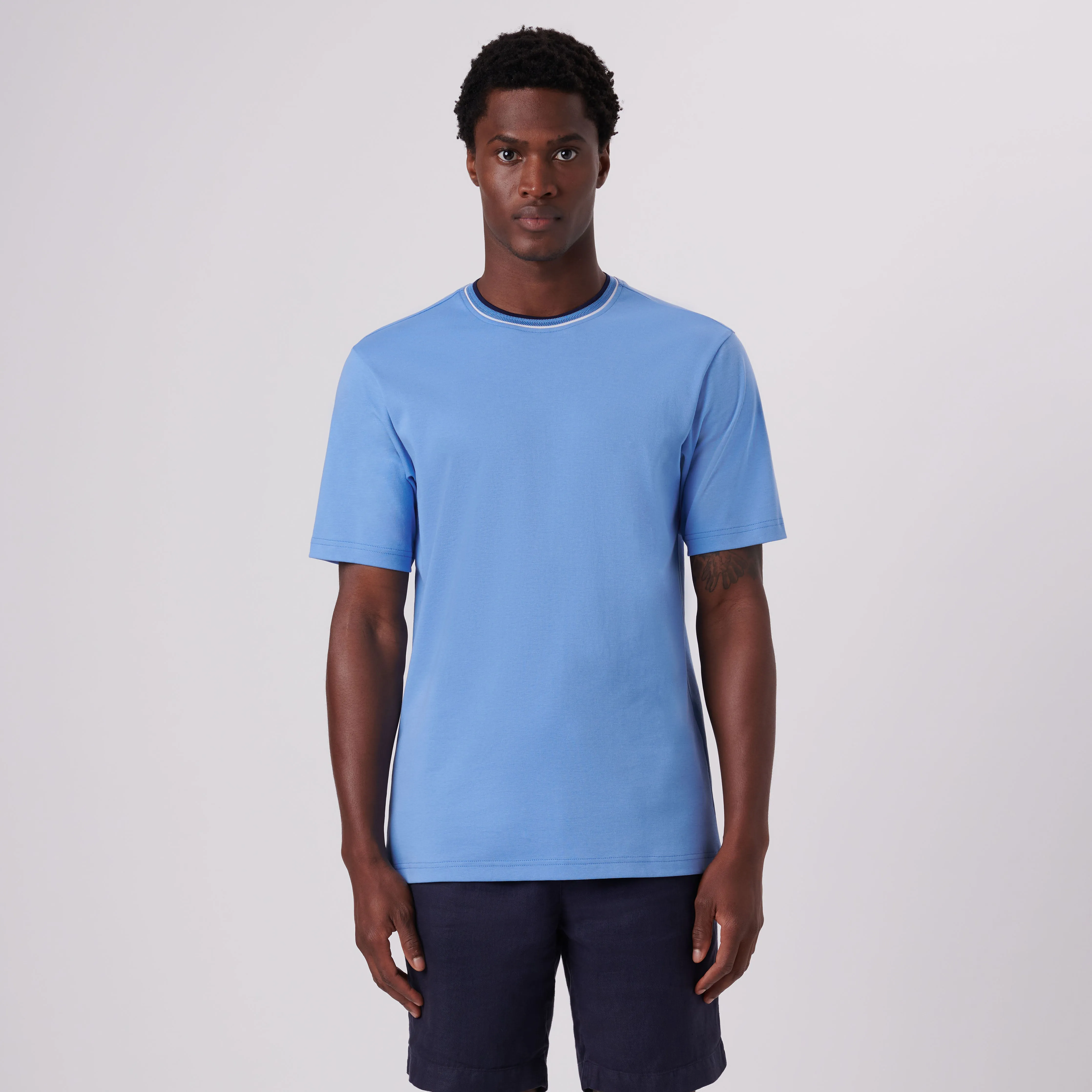 Crew Neck T-Shirt sold by Bugatchi product image thumbnail 2