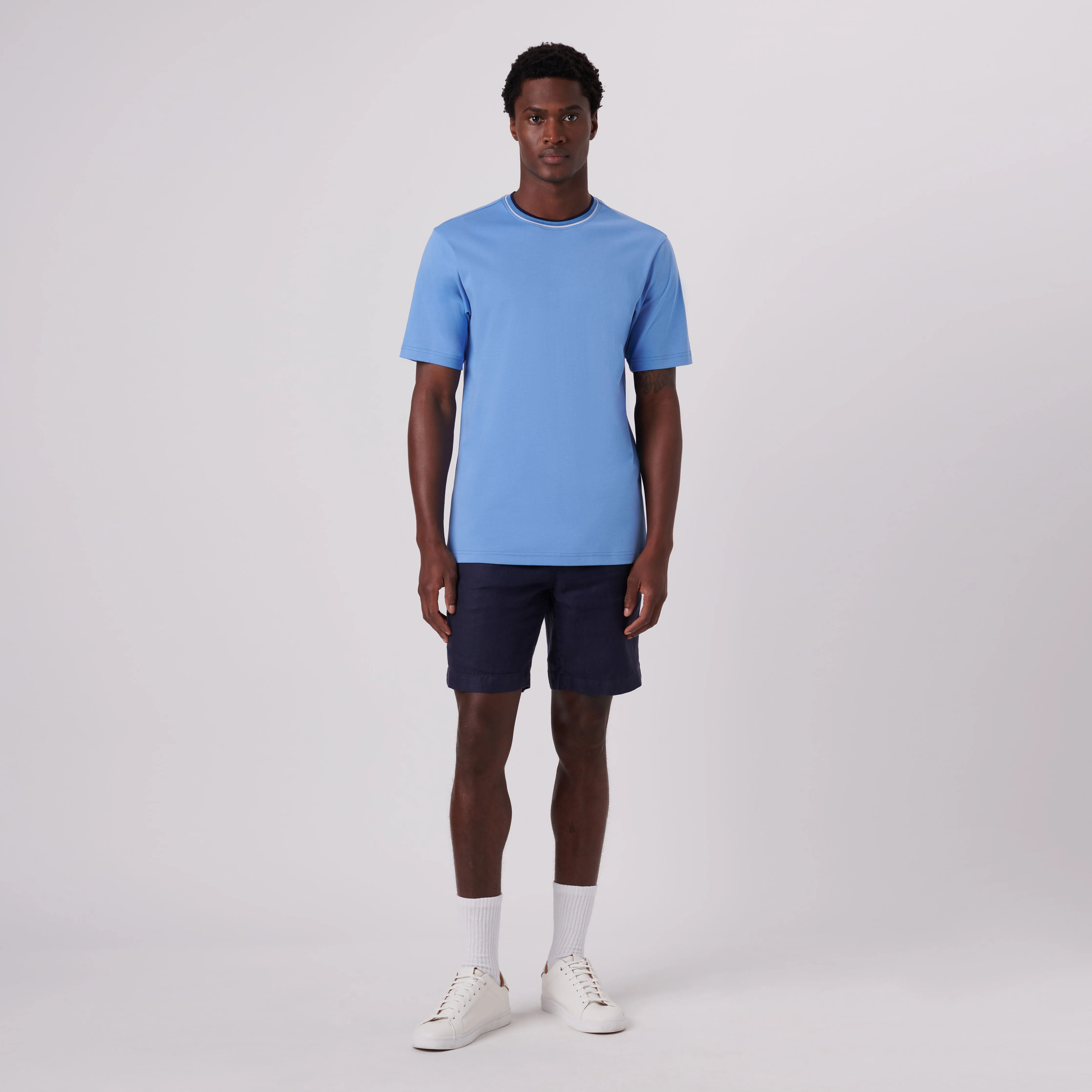 Crew Neck T-Shirt sold by Bugatchi product image thumbnail 5