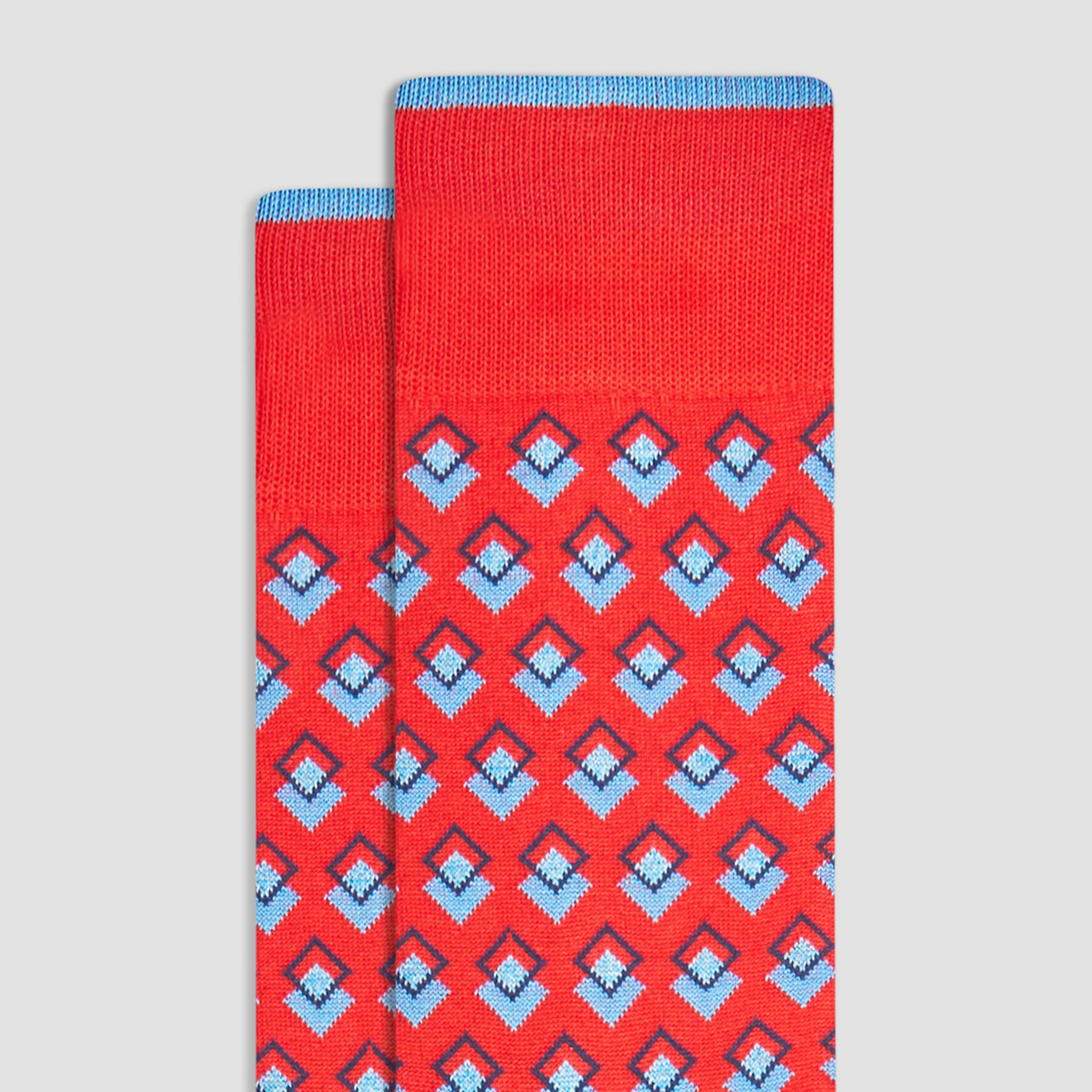 Double Diamond Mid-Calf Socks sold by Bugatchi product image thumbnail 2