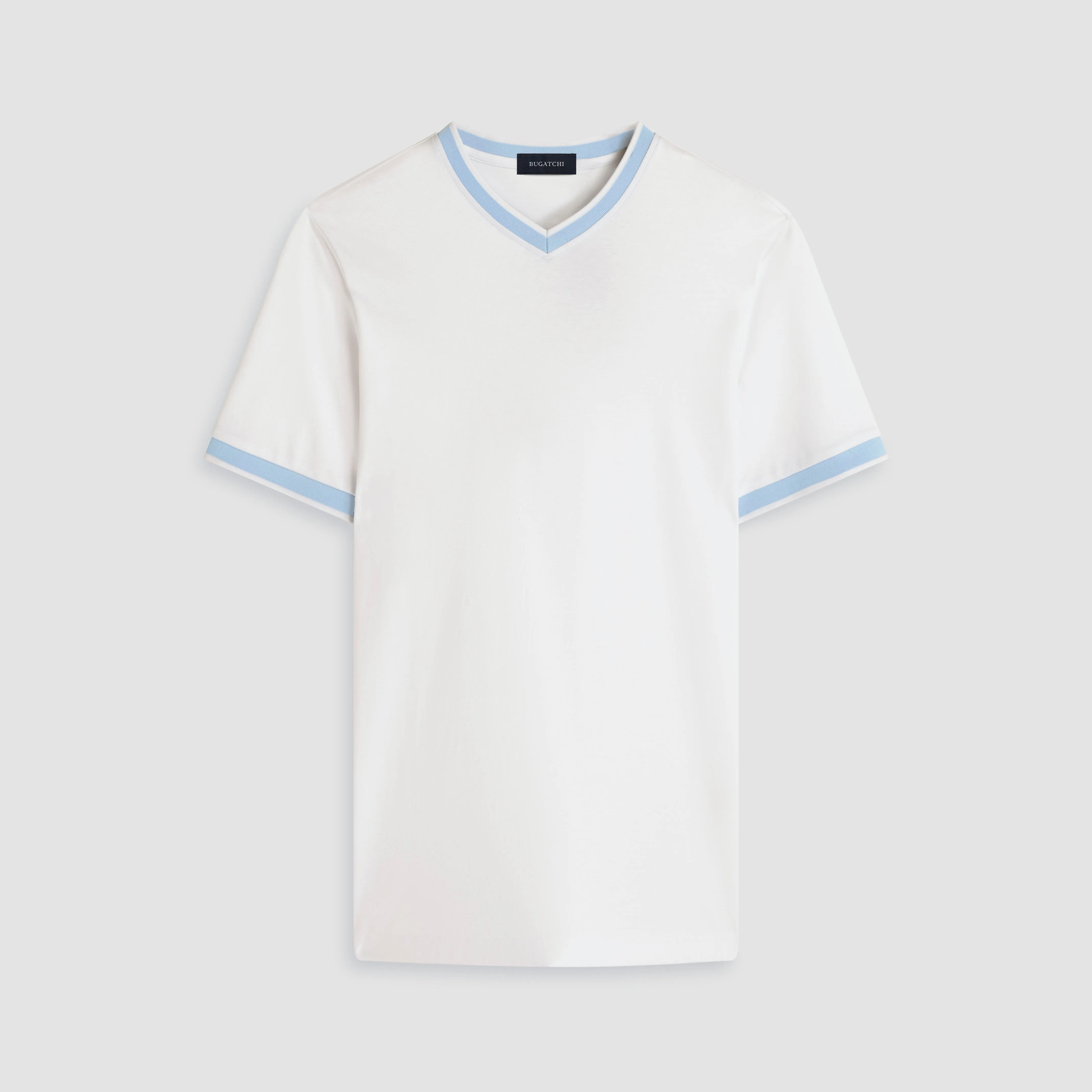 High V-Neck Pima T-Shirt sold by Bugatchi