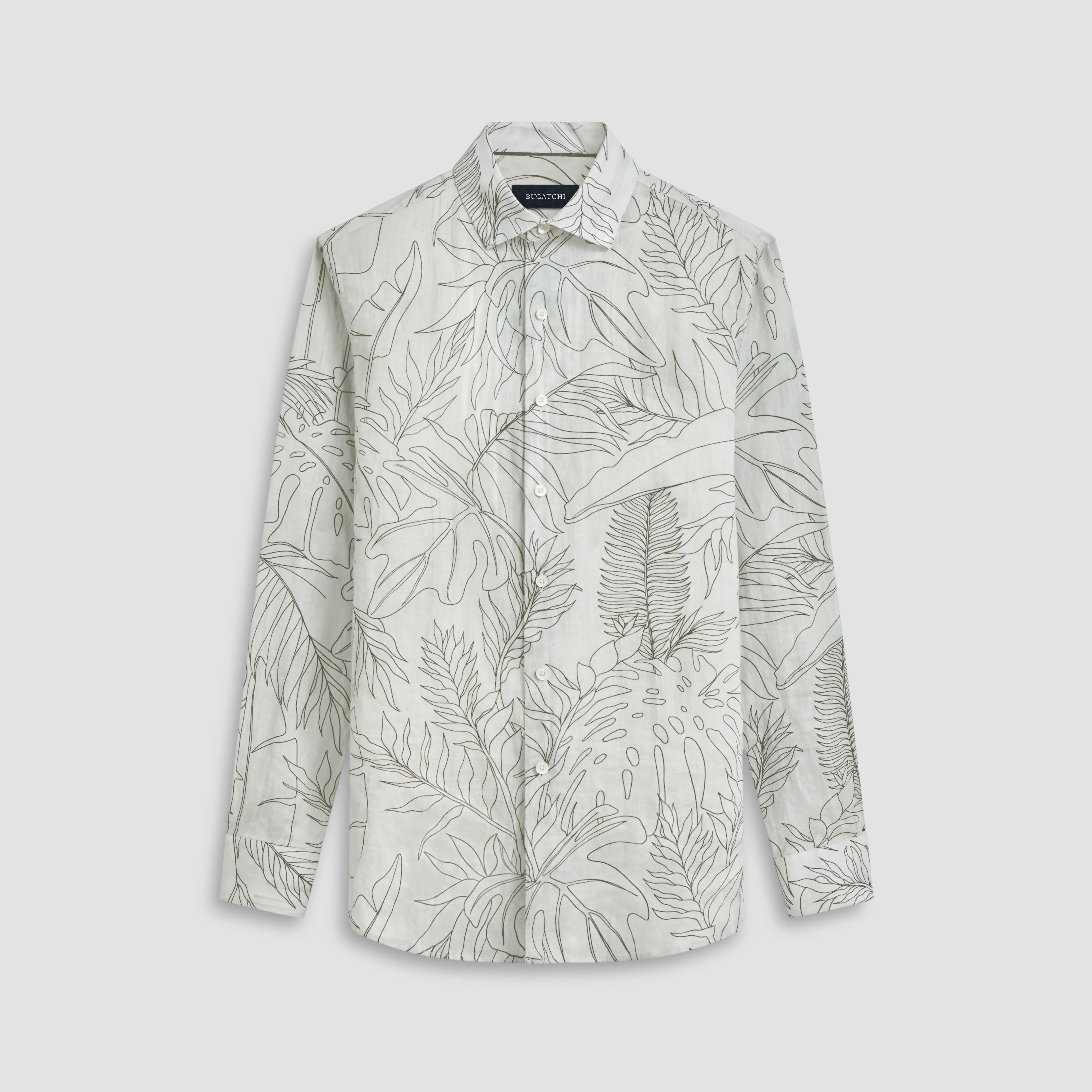 Axel Pencil Leaf Shirt sold by Bugatchi