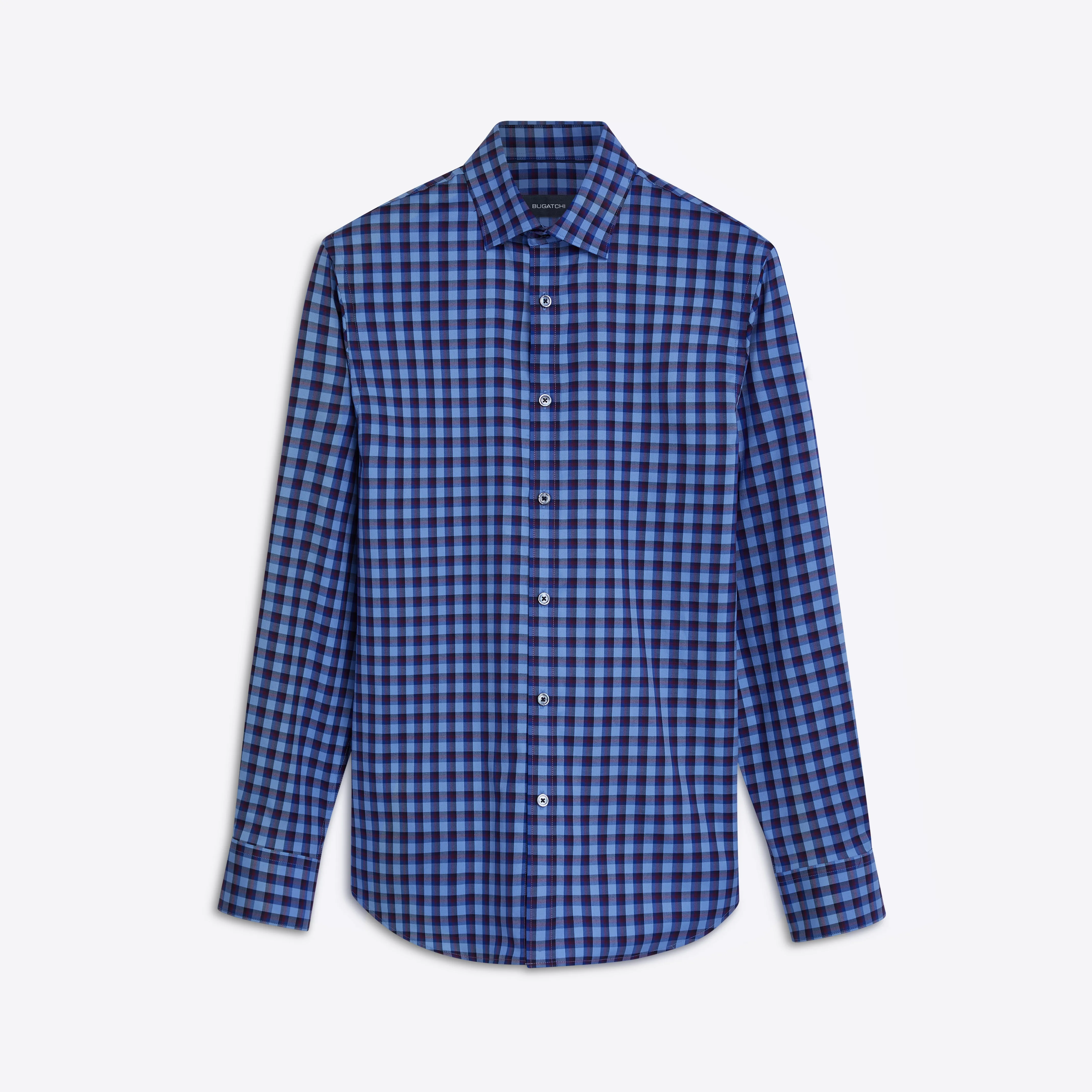 JULIAN Gingham Check Shirt sold by Bugatchi
