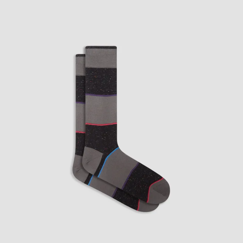 Color Block Mid-Calf Socks sold by Bugatchi