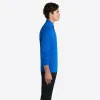 Hairline Stripe Quarter Zip Mock Neck Pullover sold by Bugatchi