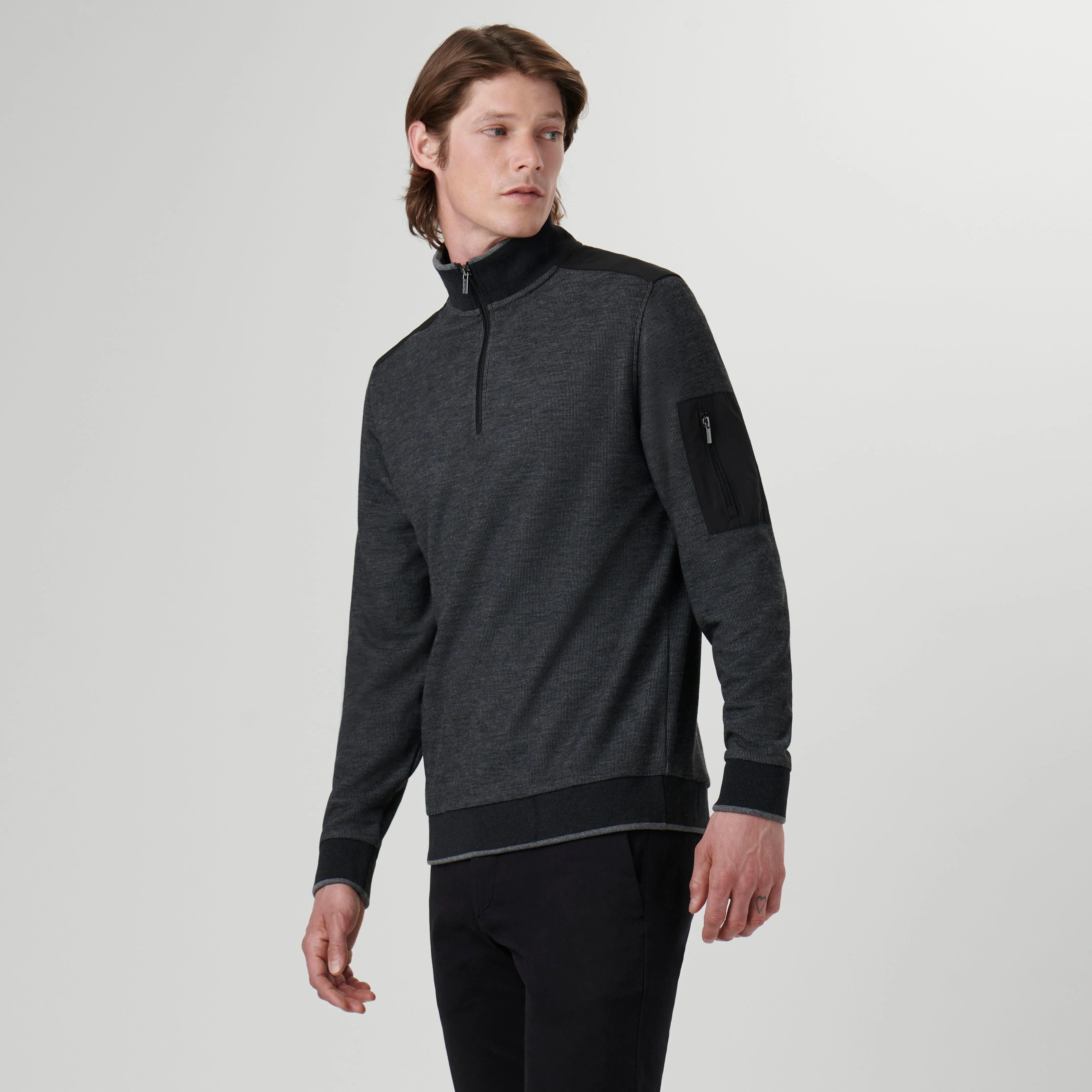 Quarter Zip Pullover sold by Bugatchi product image thumbnail 3