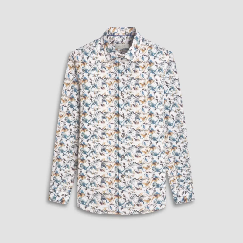 Julian Abstract Shirt sold by Bugatchi