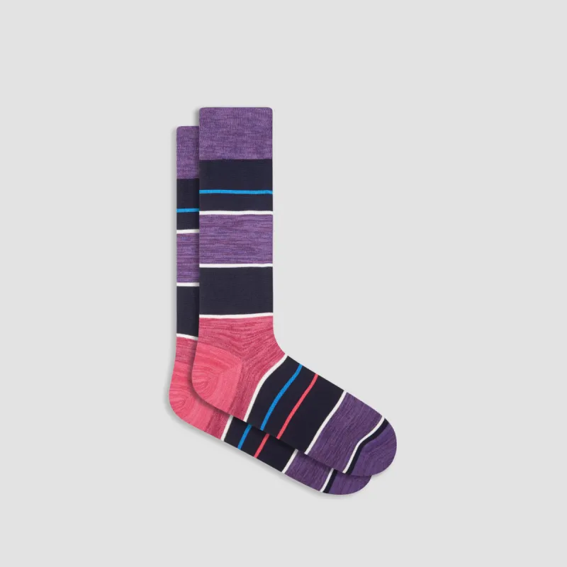 Color Block Mid-Calf Socks sold by Bugatchi