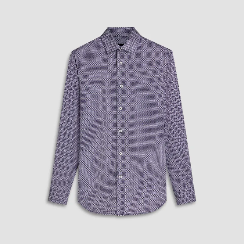 James Geometric Print OoohCotton Shirt sold by Bugatchi