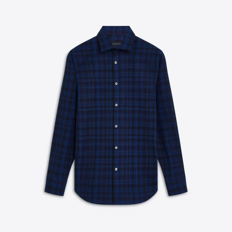 JULIAN Madras Check Shirt sold by Bugatchi
