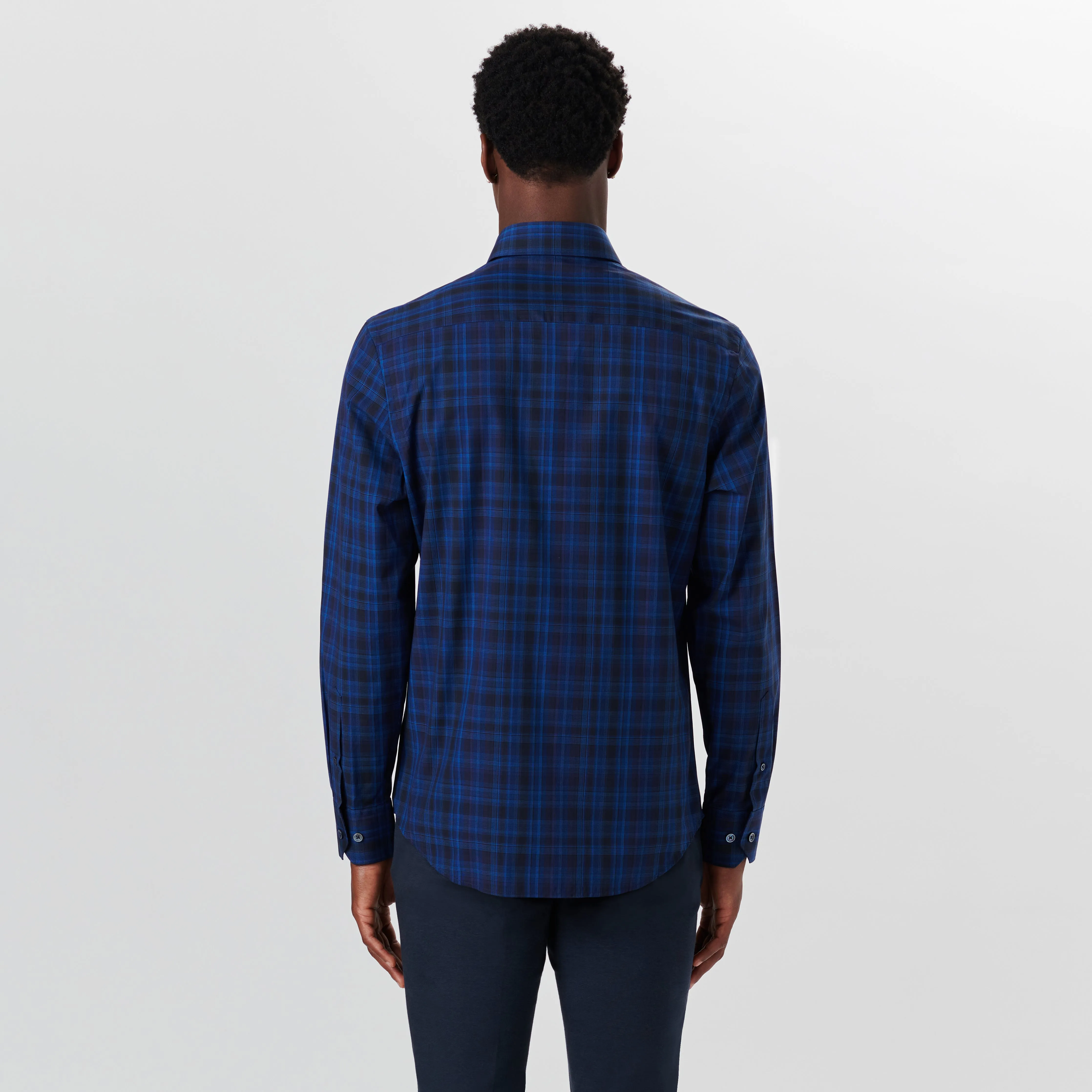 JULIAN Madras Check Shirt sold by Bugatchi product image thumbnail 4