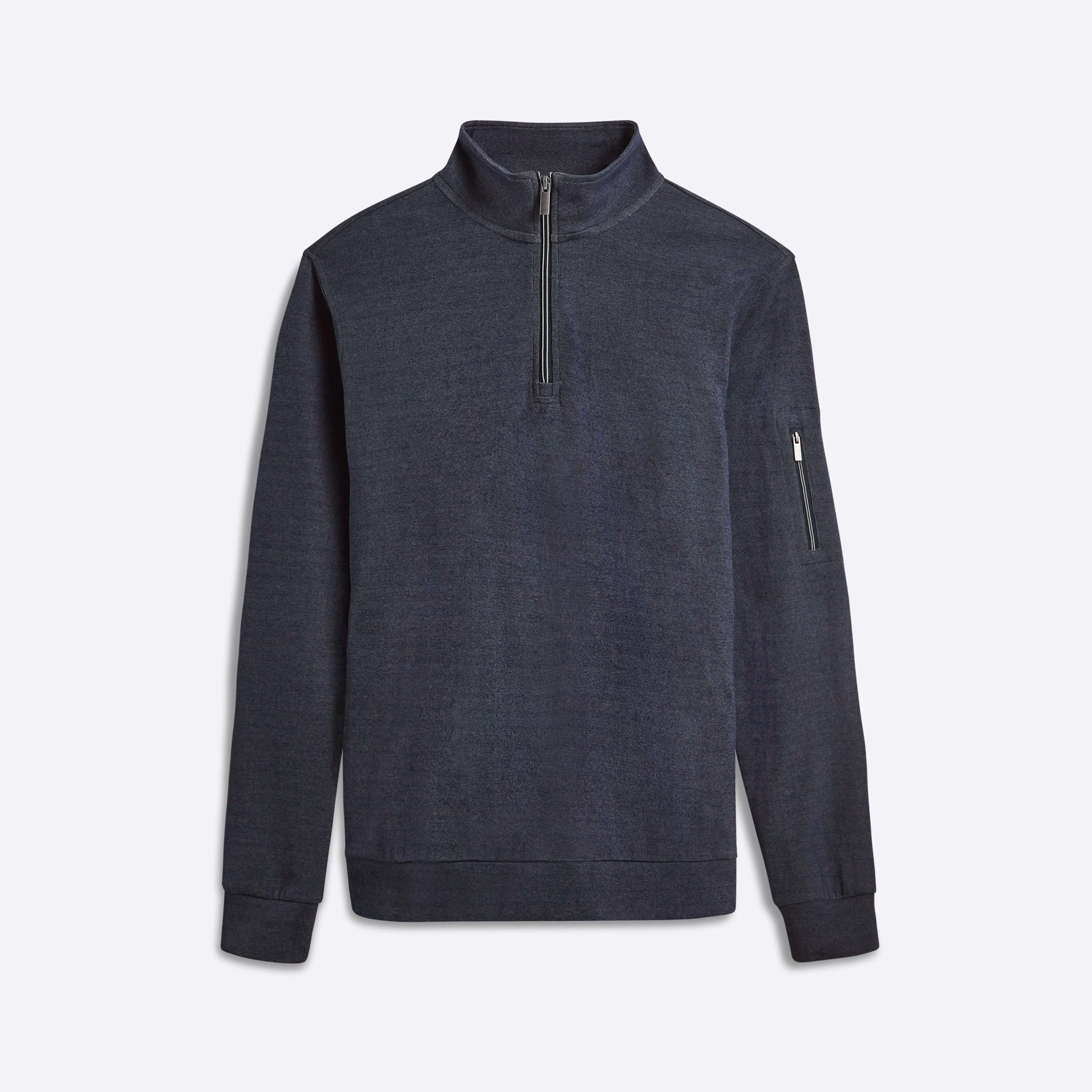 Quarter Zip Mock Neck sold by Bugatchi