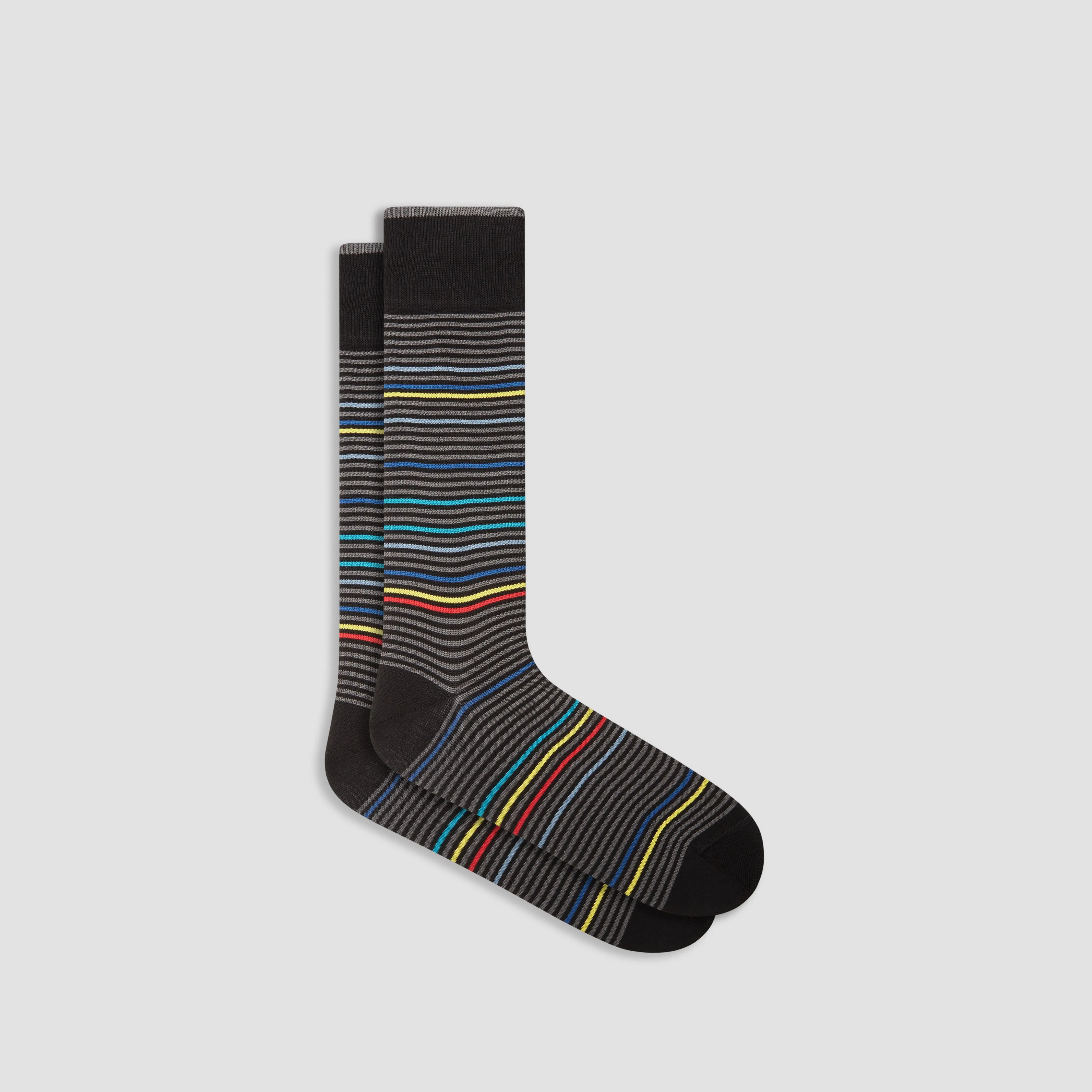 Striped Mid-Calf Socks sold by Bugatchi