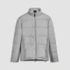 Quilted Bomber Jacket with Stow-Away Hood sold by Bugatchi