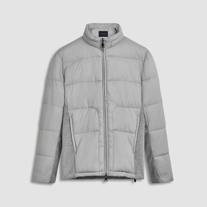 Quilted Bomber Jacket with Stow-Away Hood sold by Bugatchi